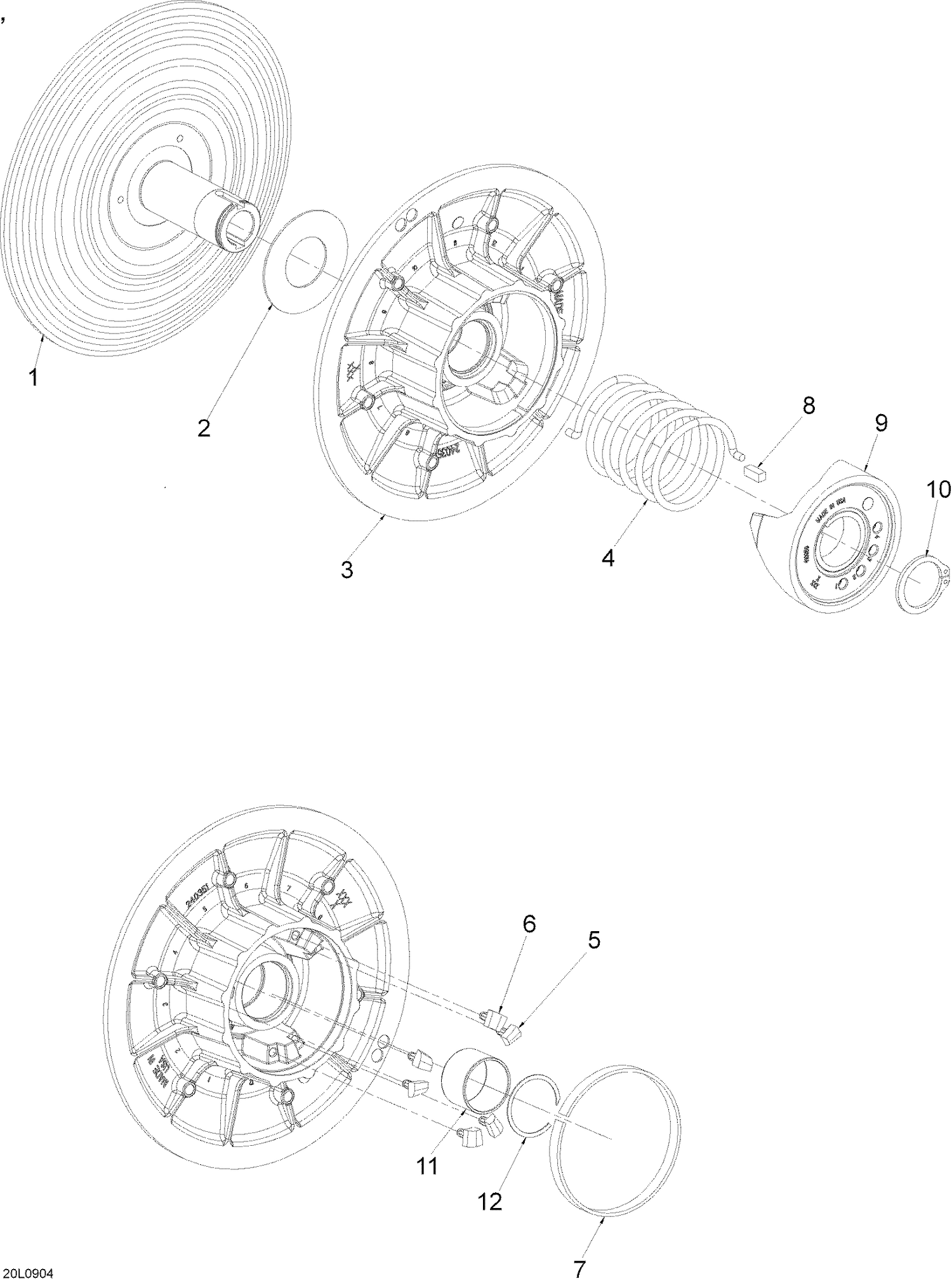 05- Driven Pulley (Army)