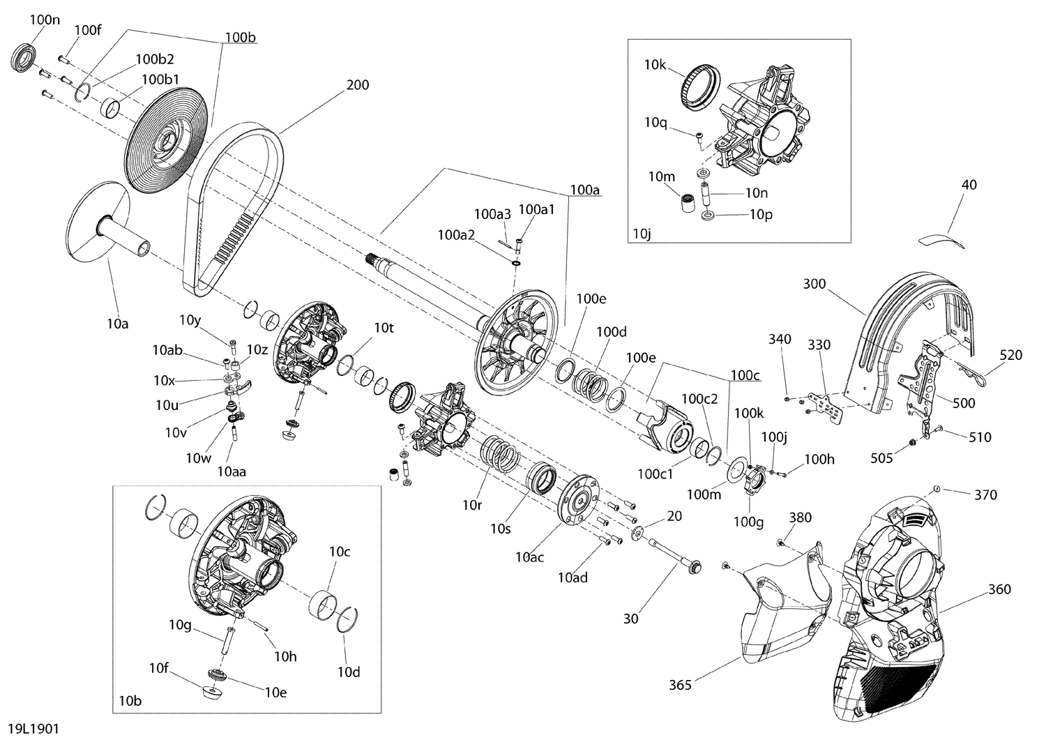05- Pulley - Rave - 850 E-TEC