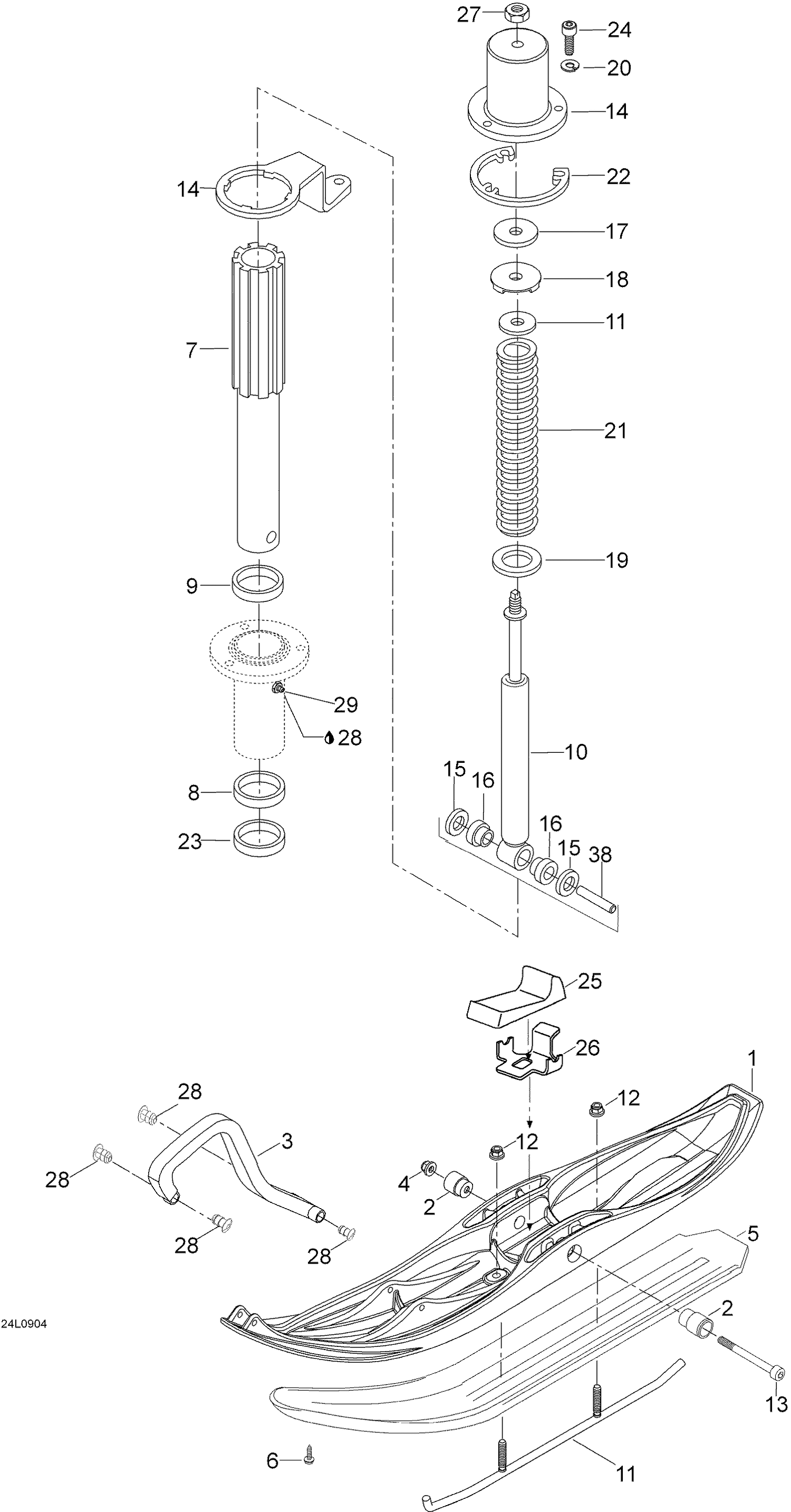 07- Front Suspension And Ski