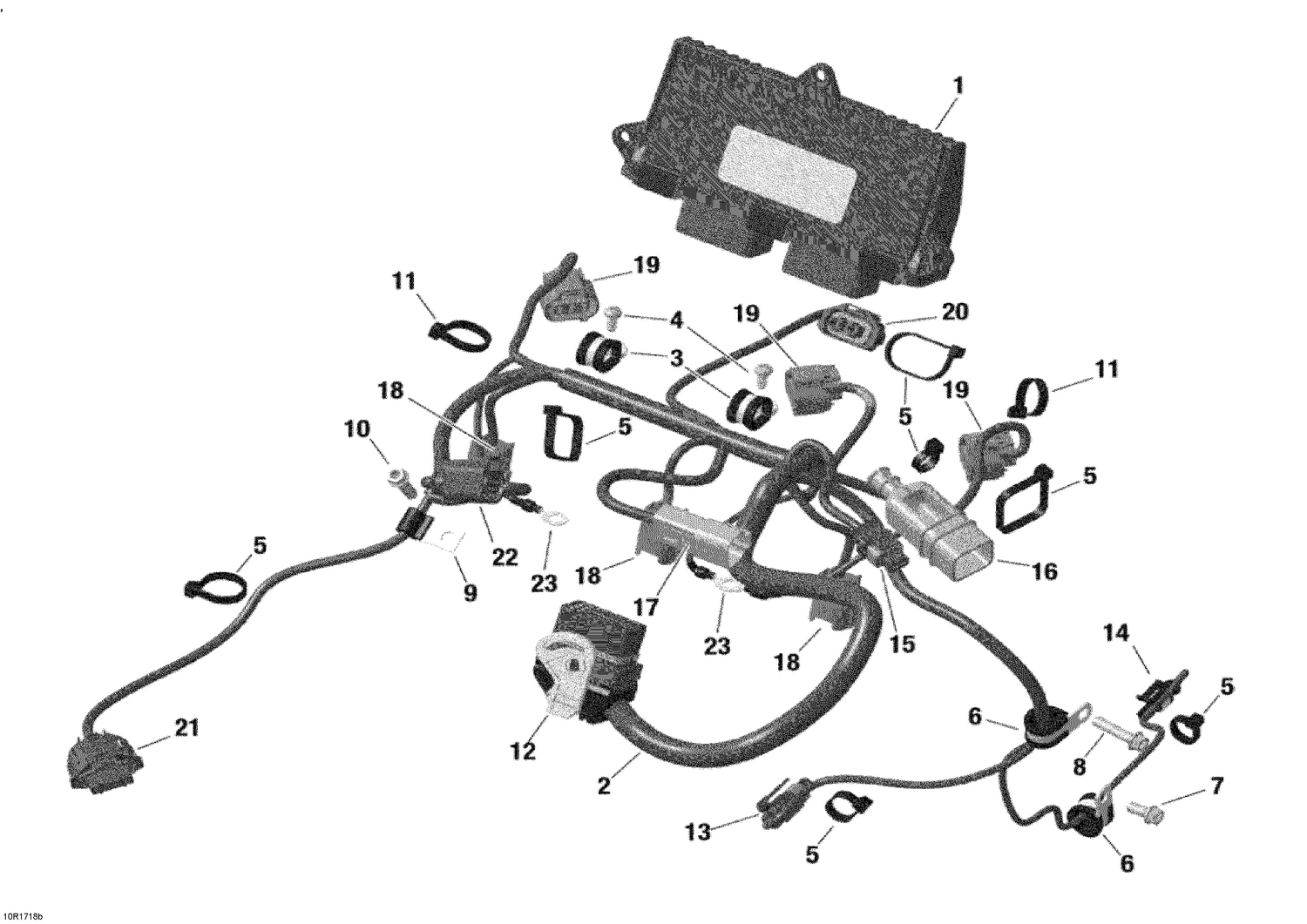 10- Engine Harness And Electronic Module - 1200 4-TEC