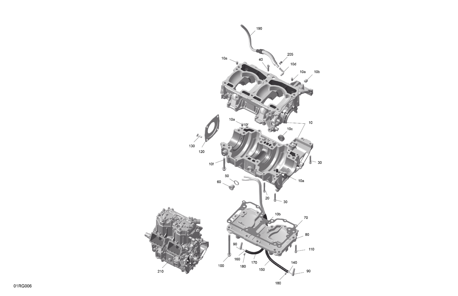 01- ROTAX - Crankcase