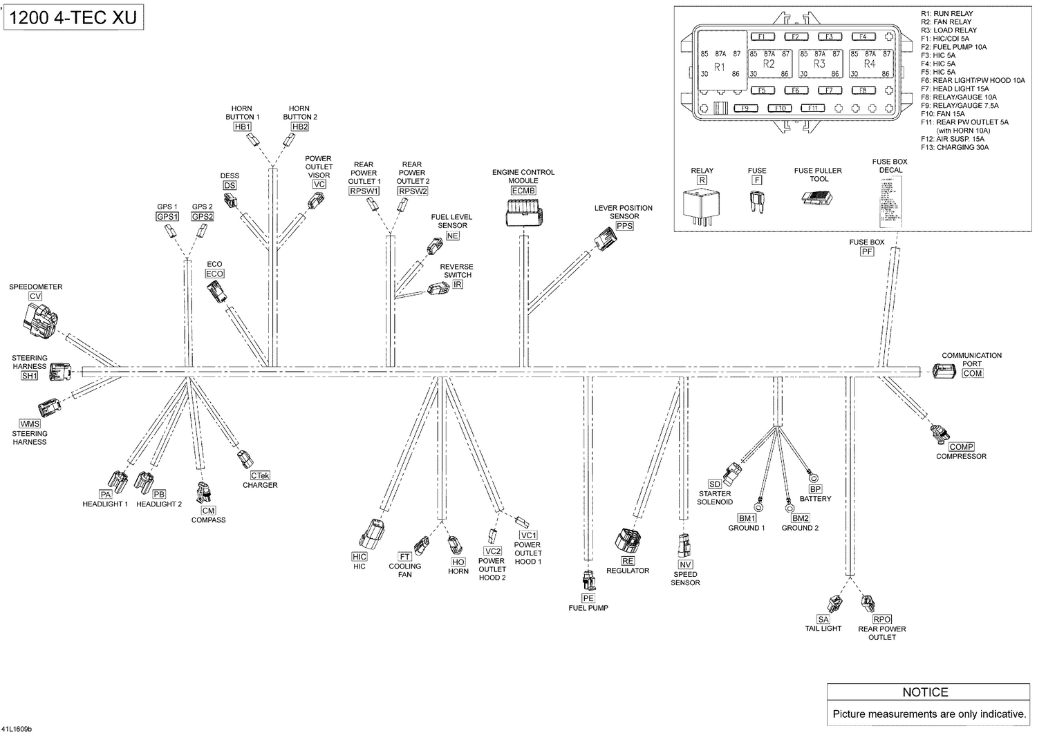 10- Electrical Harness - 1200 4-TEC