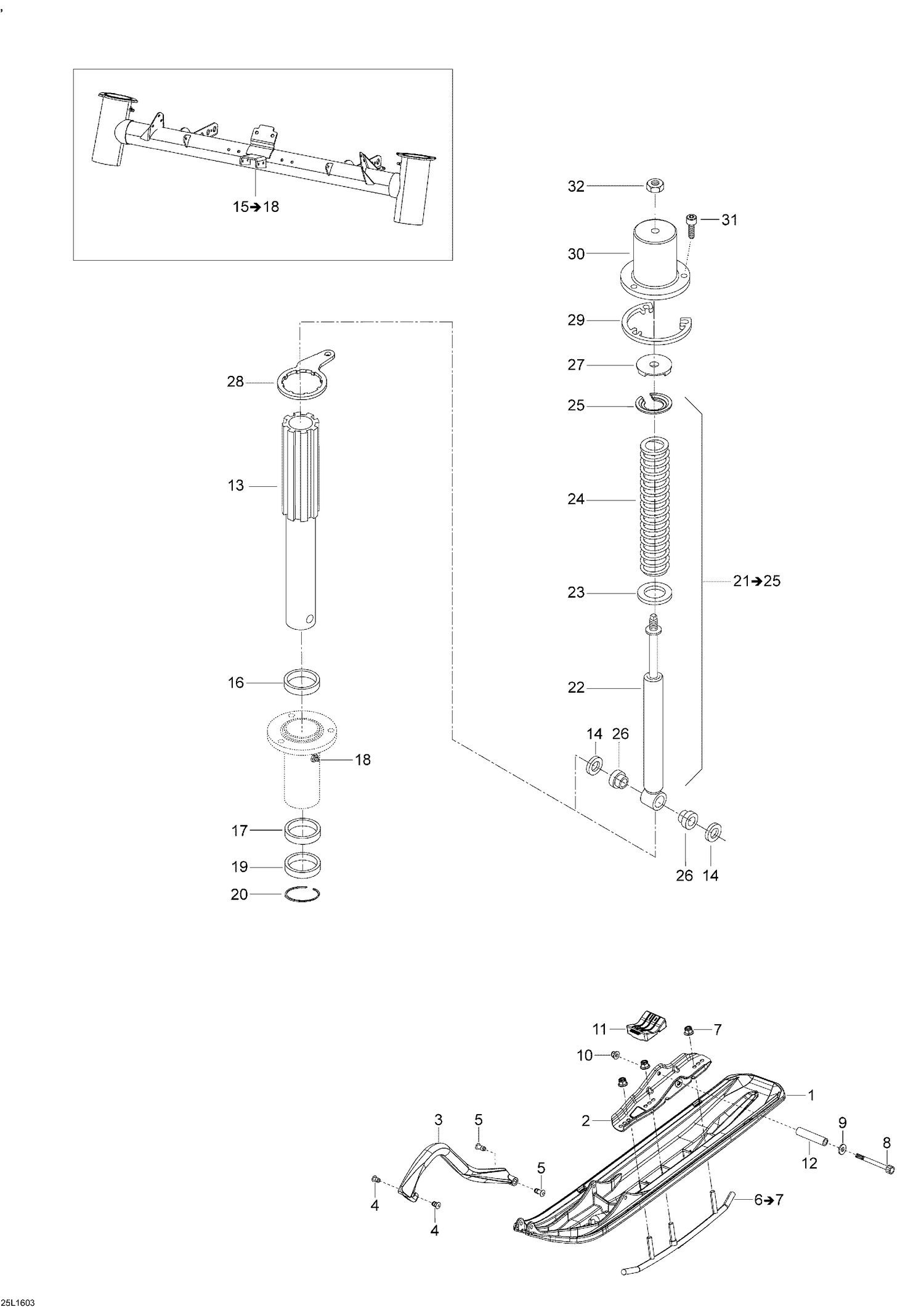 07- Front Suspension And Ski