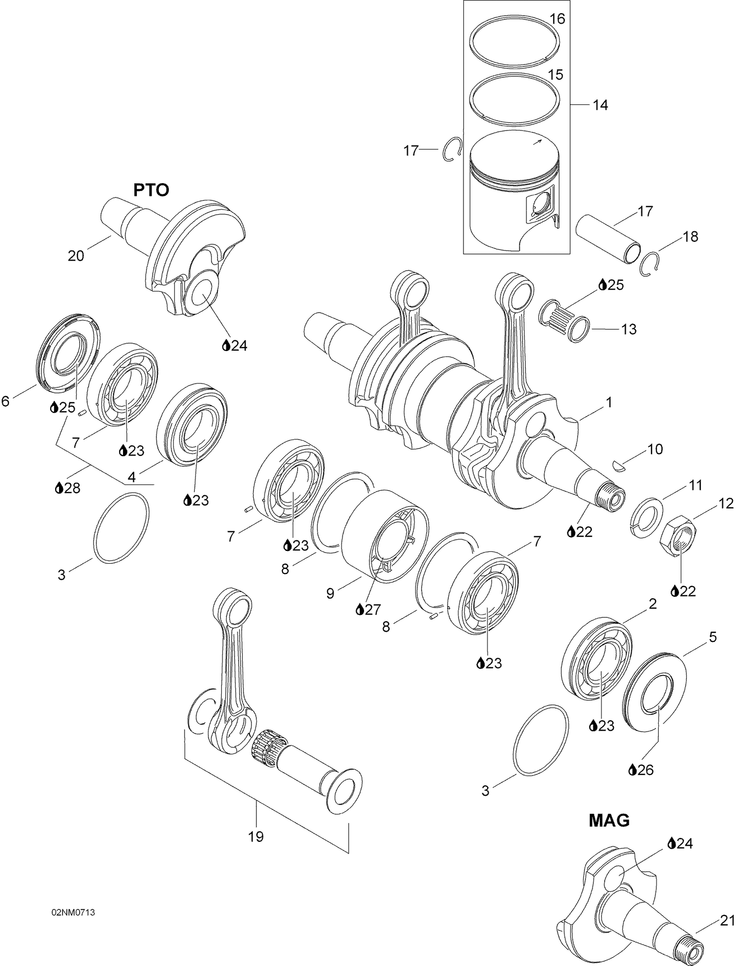 01- Crankshaft And Pistons
