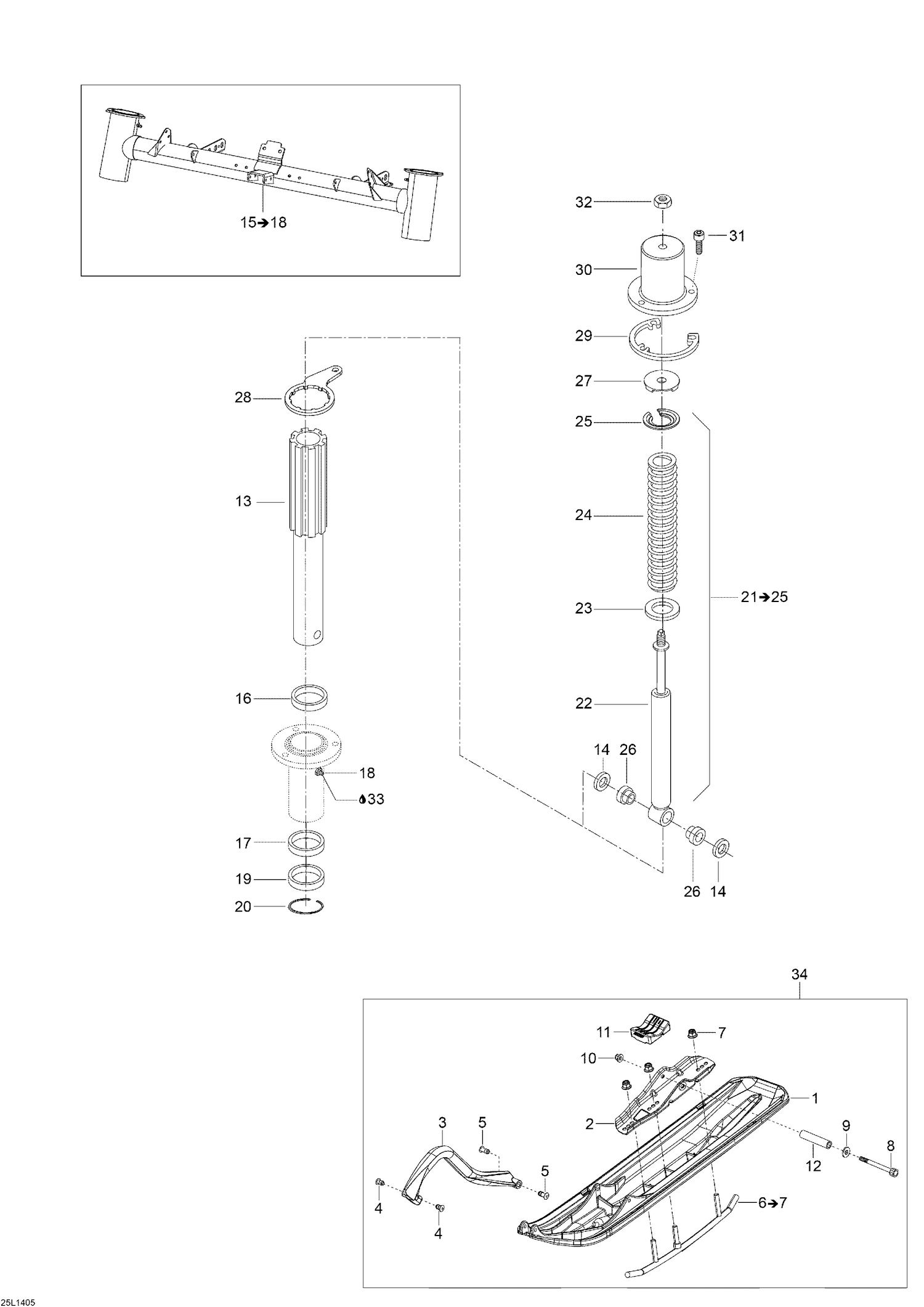 07- Front Suspension And Ski