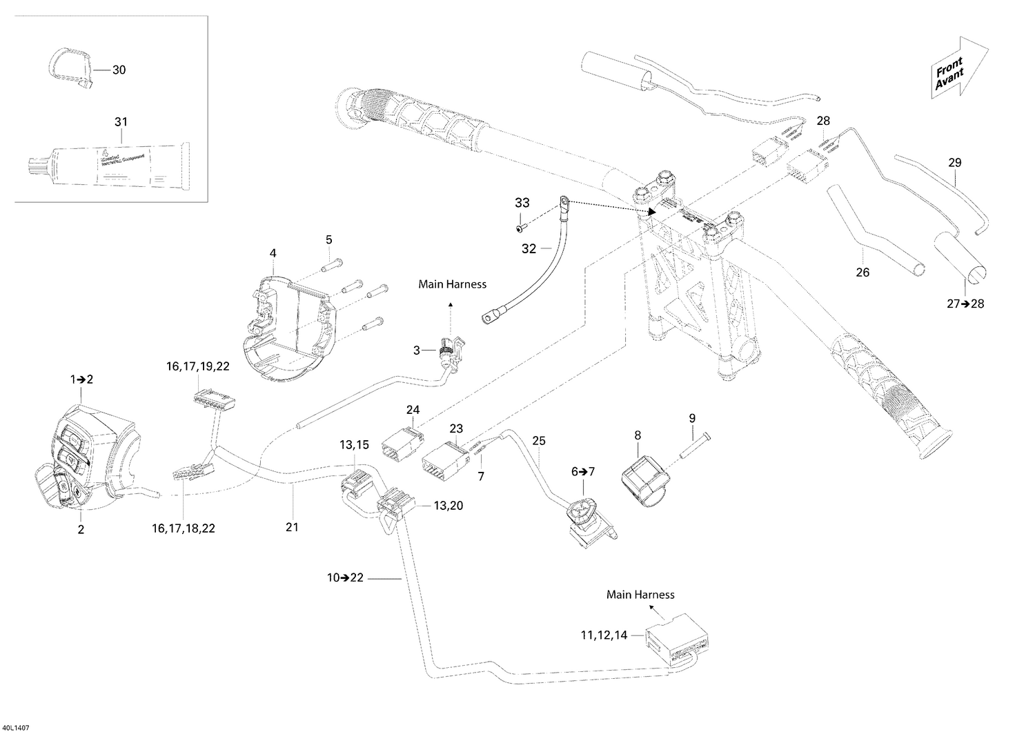 10- Steering Wiring Harness