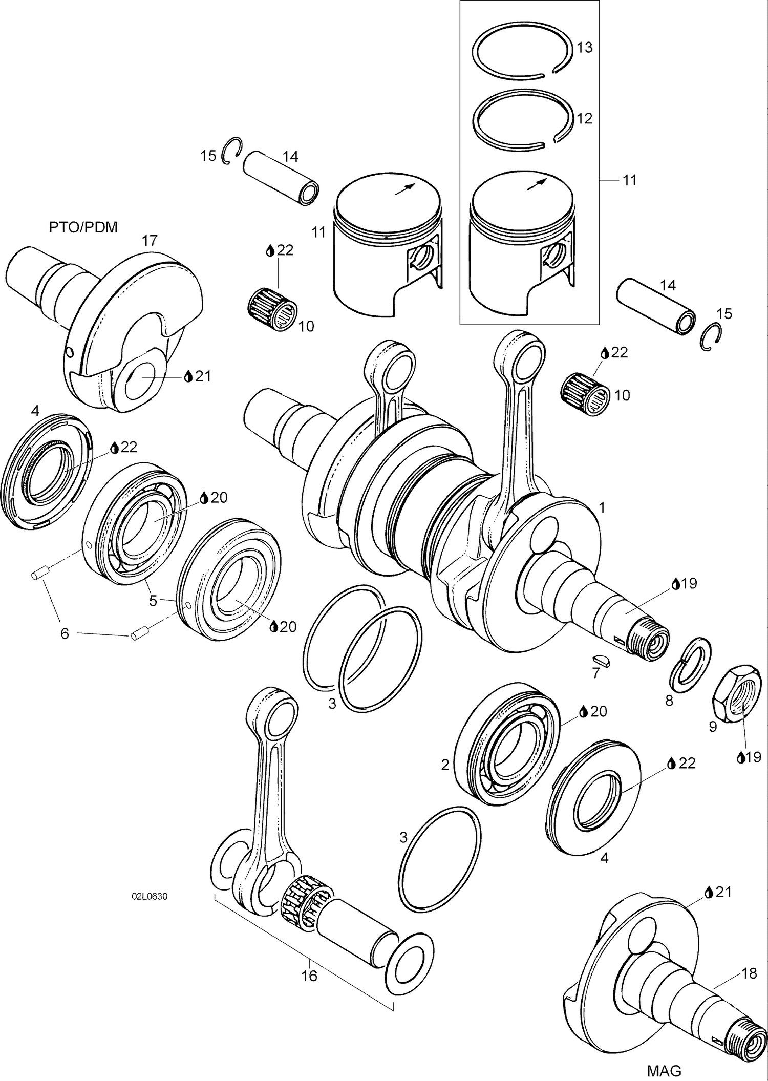 01- Crankshaft And Pistons