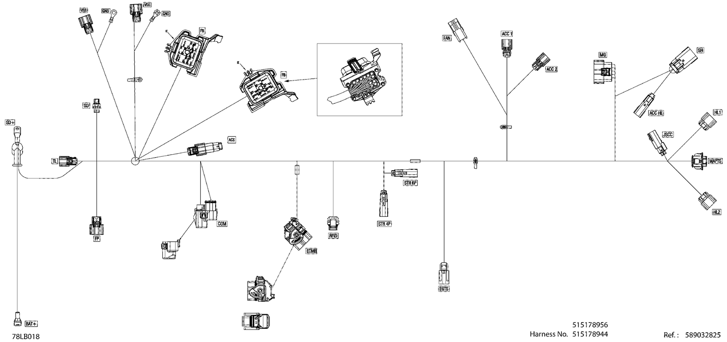 08- Electric - Main Harness - 515178956