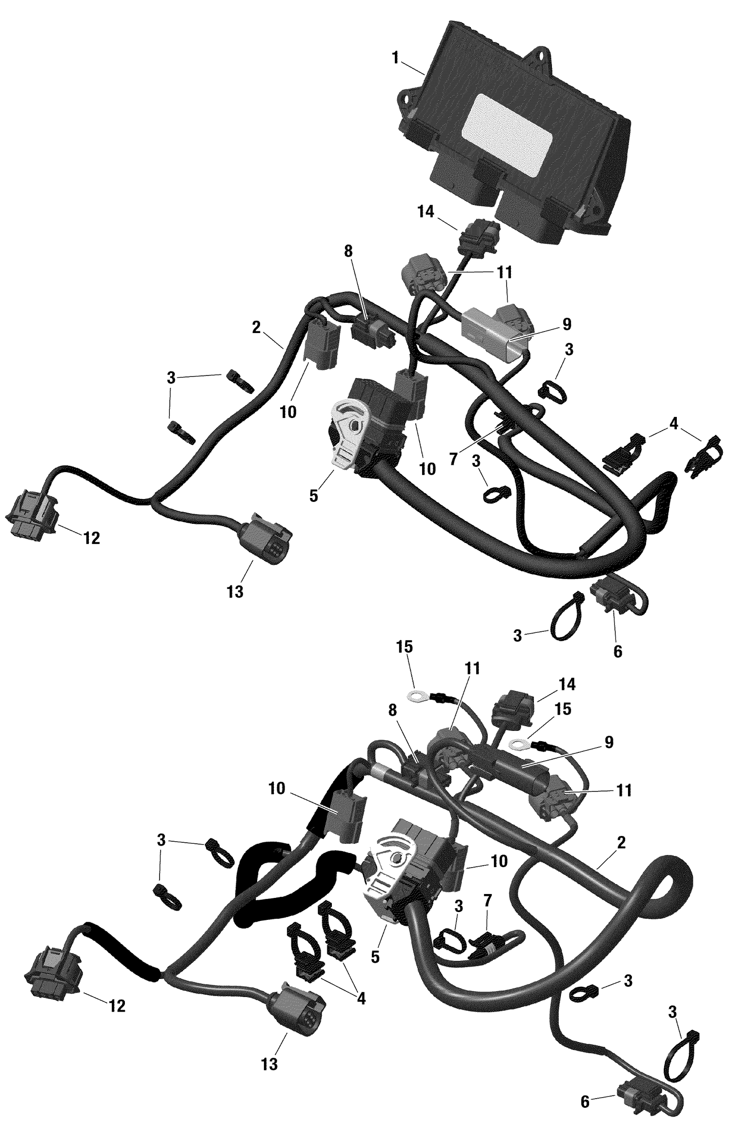 10 - Electric - Engine Harness And Electronic Module 1