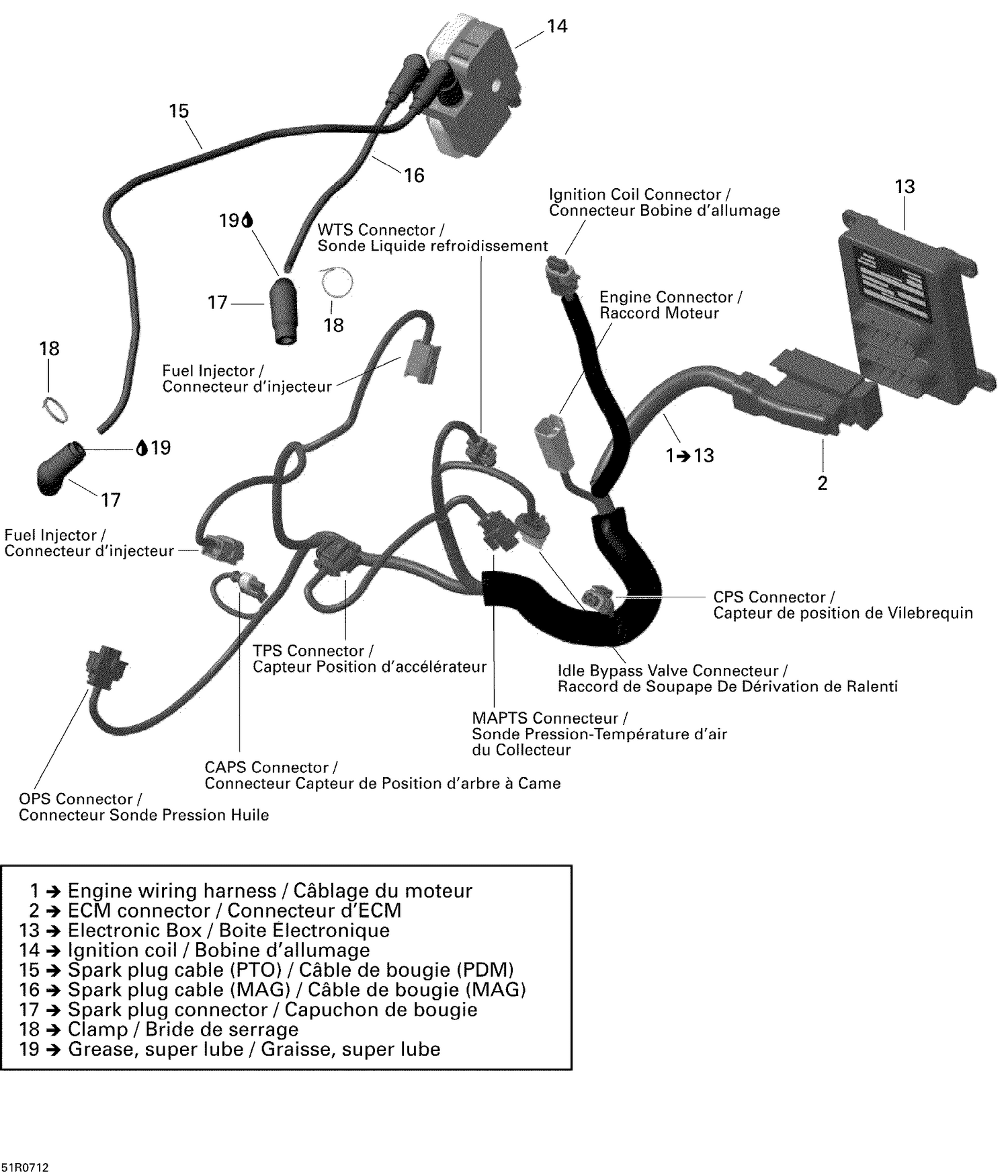 10- Engine Harness And Electronic Module