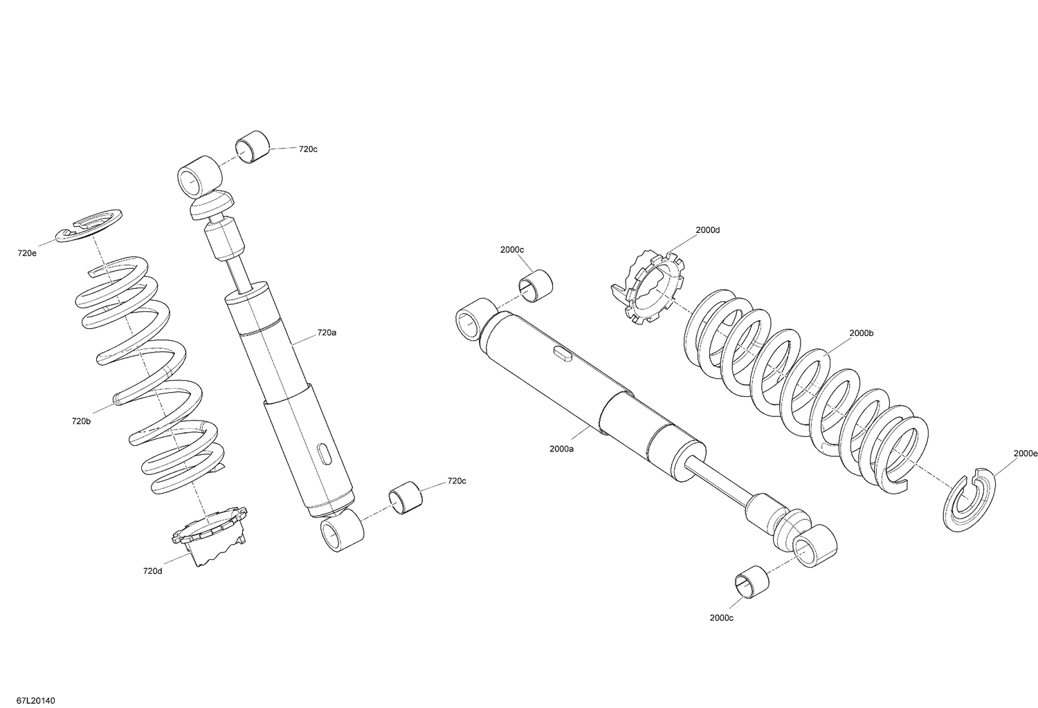 08- Suspension, Rear - Shocks - STD