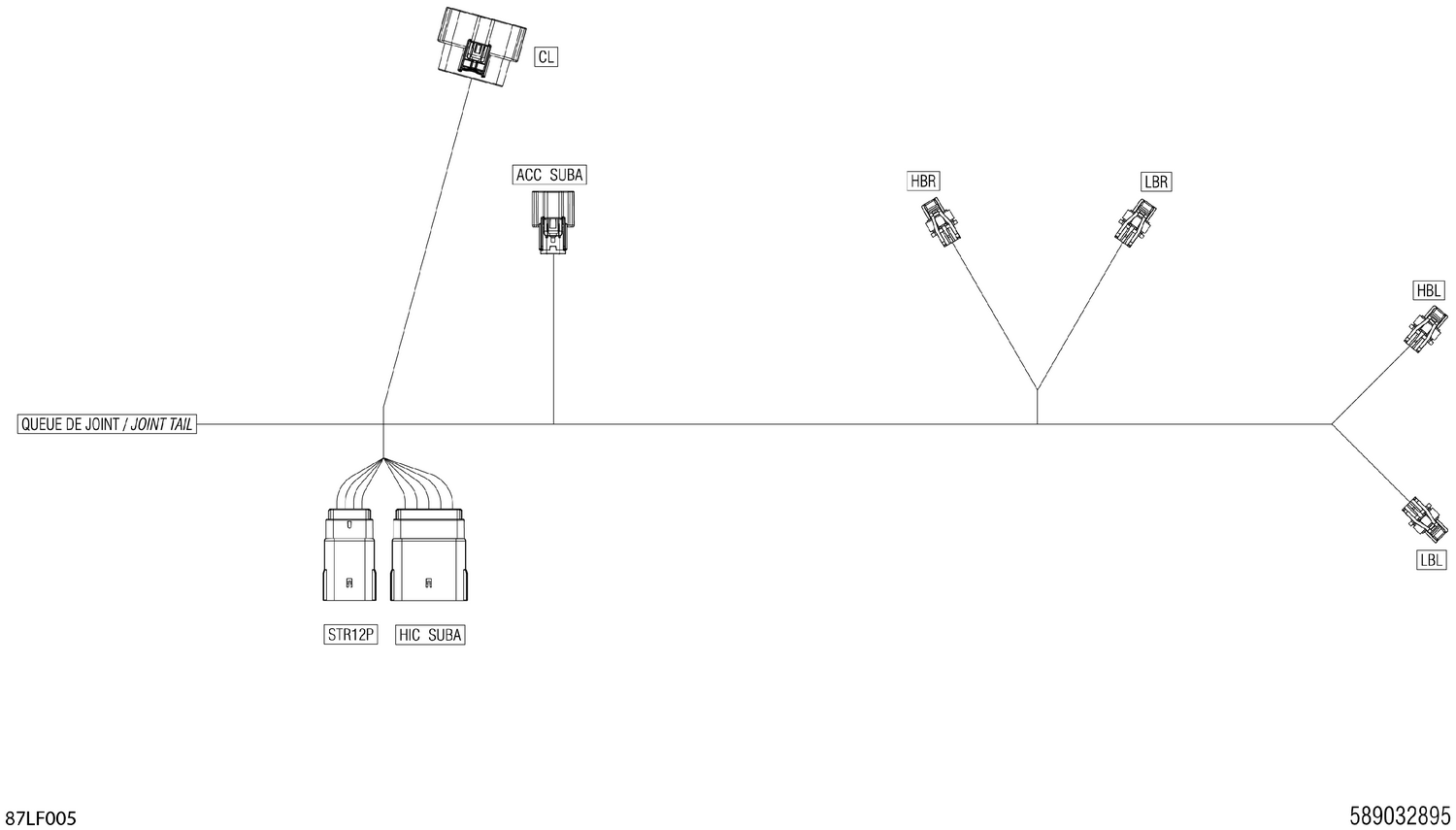 08- Electric - Hood Wiring Harness