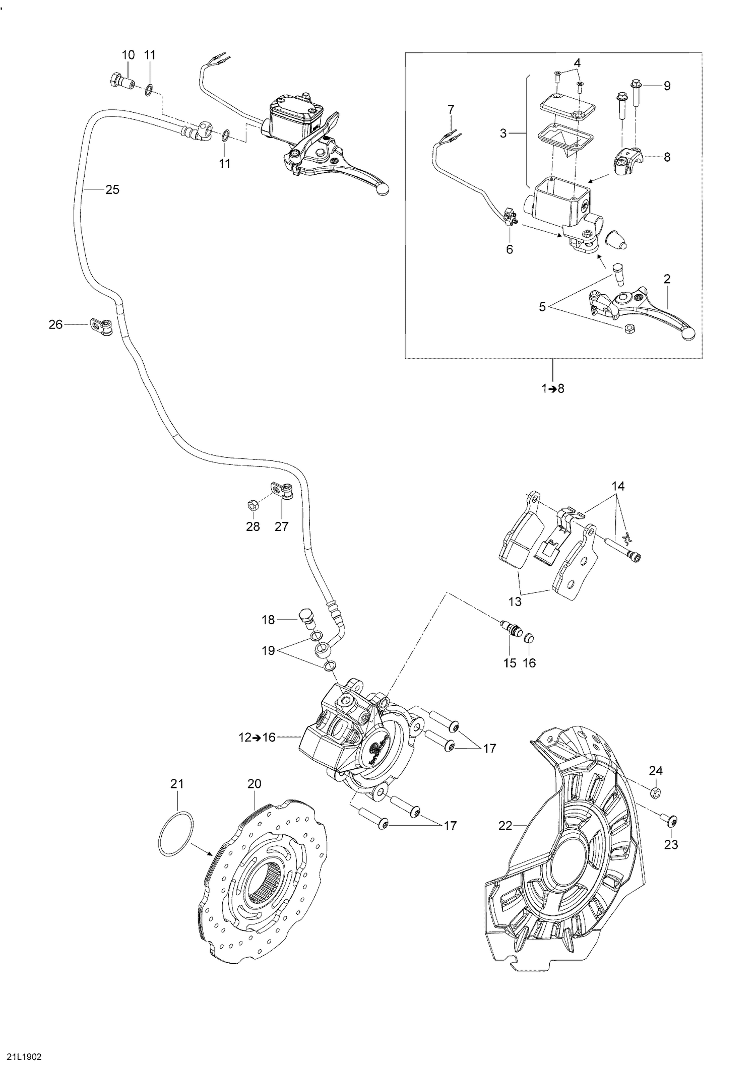 06- Brakes - Adventure LX - 600 ACE