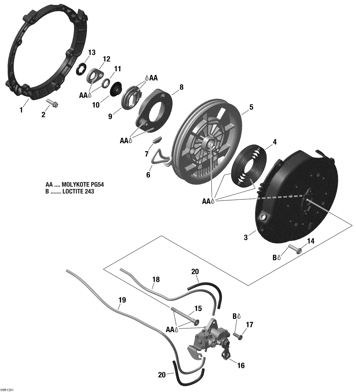 04- Rewind Starter And Oil Pump