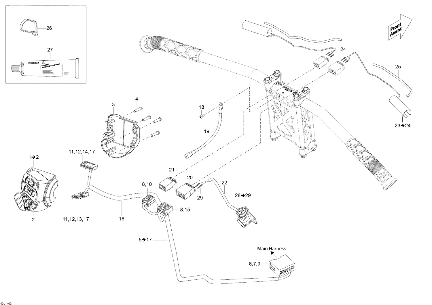 10- Steering Wiring Harness