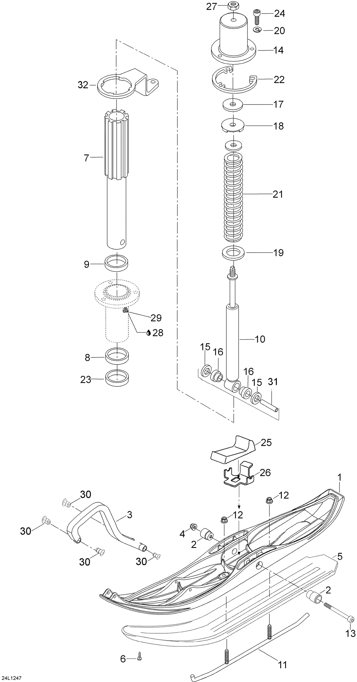 07- Front Suspension And Ski