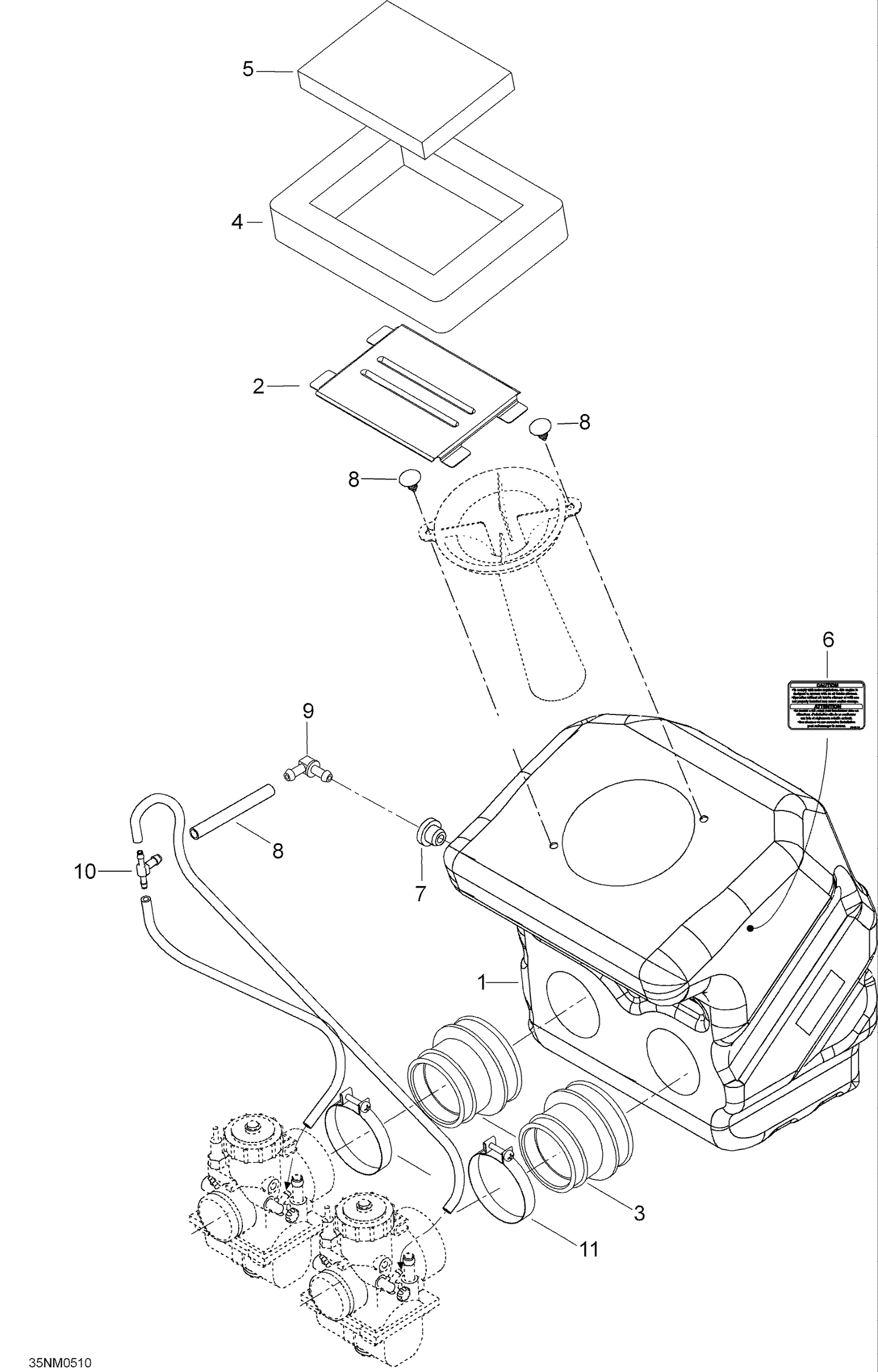 02- Air Silencer, 550, 550RC