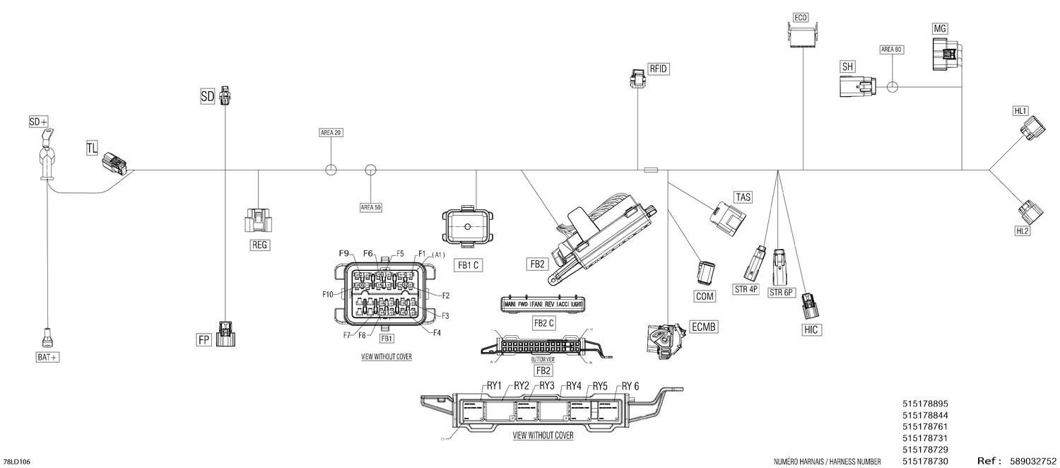 08- Electric - Main Harness - 515178729