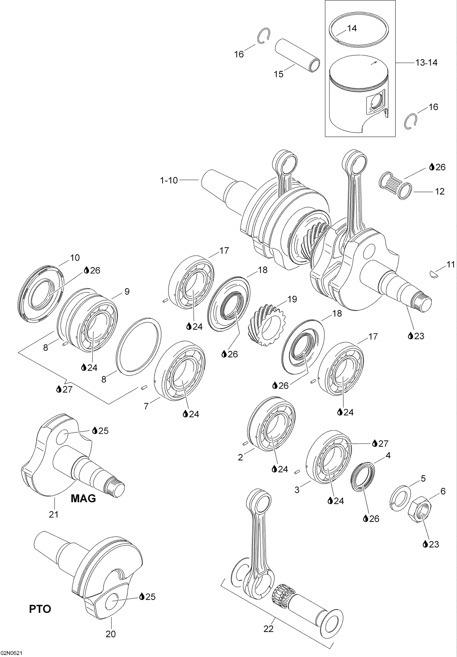 01- Crankshaft And Pistons