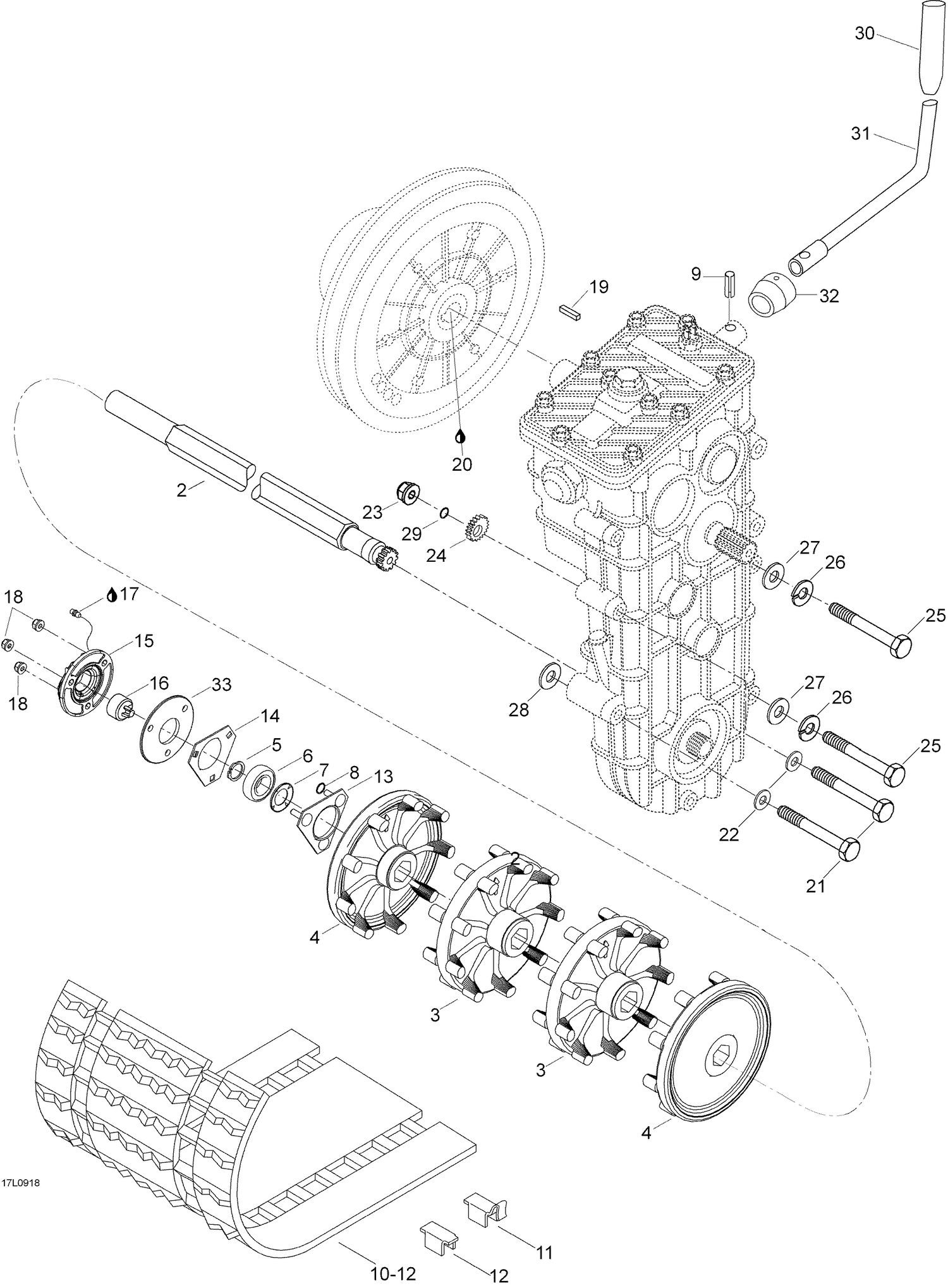 05- Drive Axle And Track