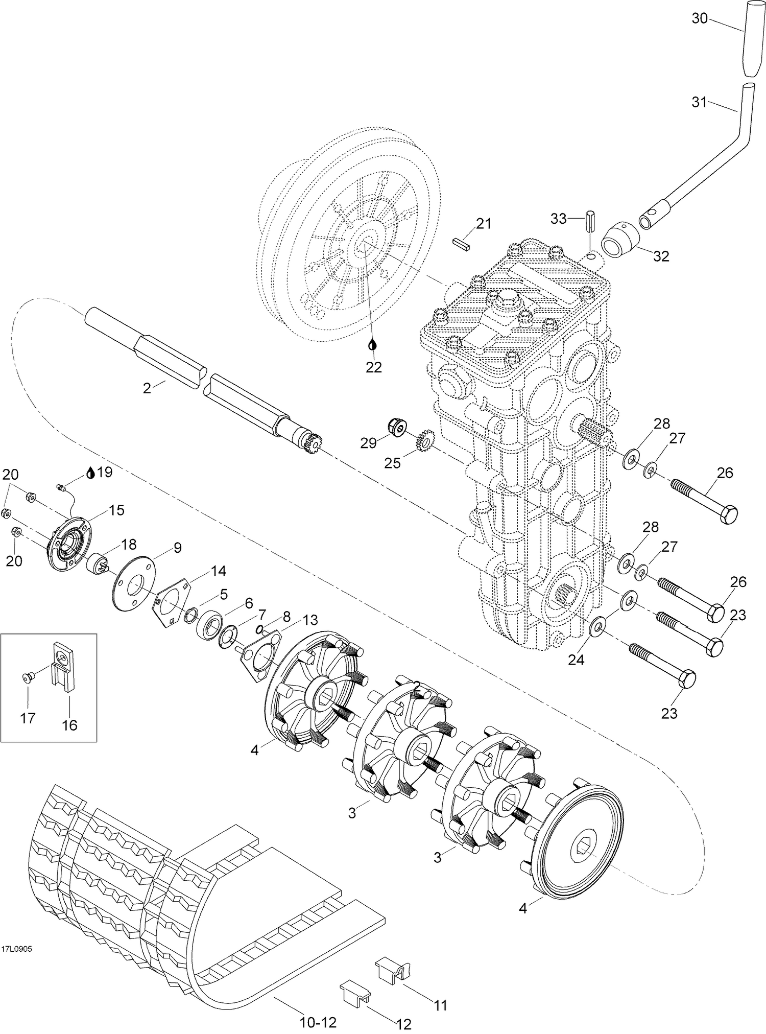 05- Drive Axle And Track