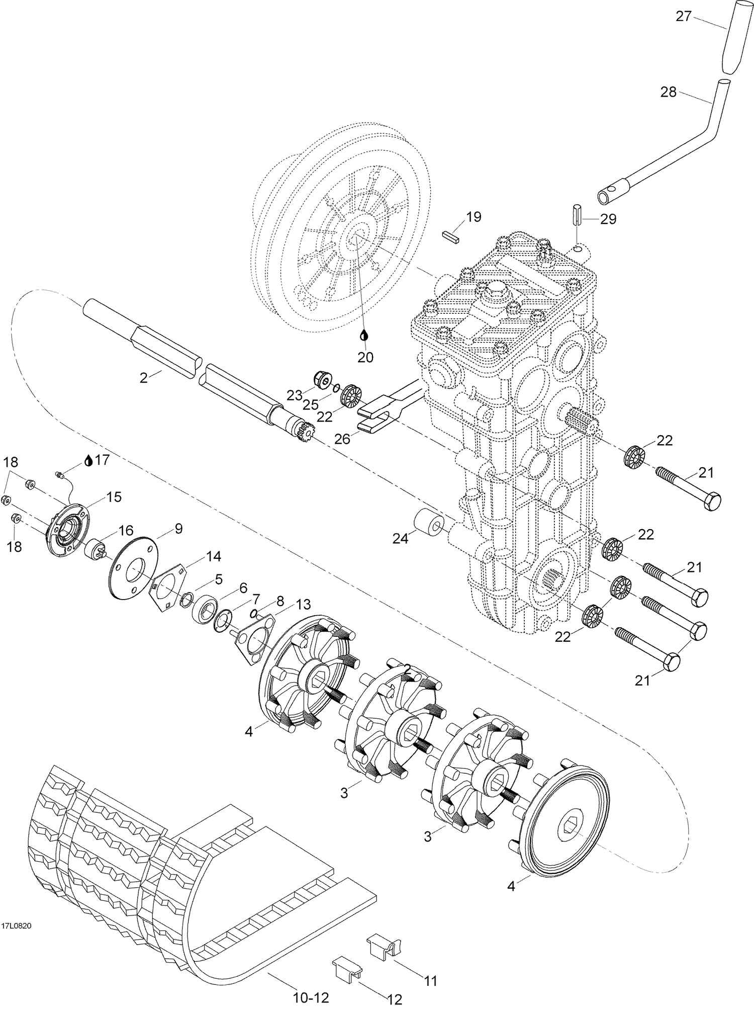 05- Drive Axle And Track