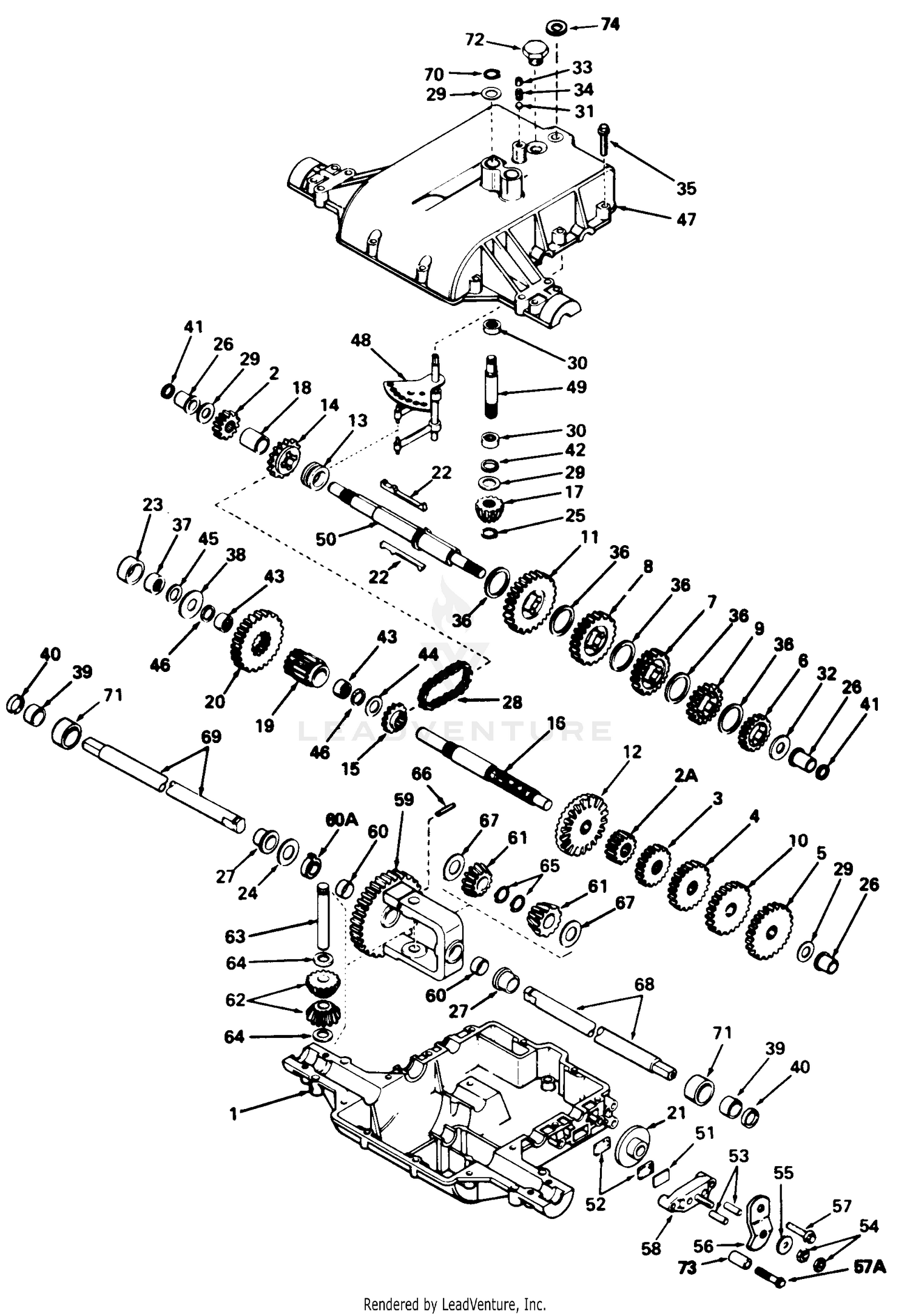 Five Speed Peerless Transaxle