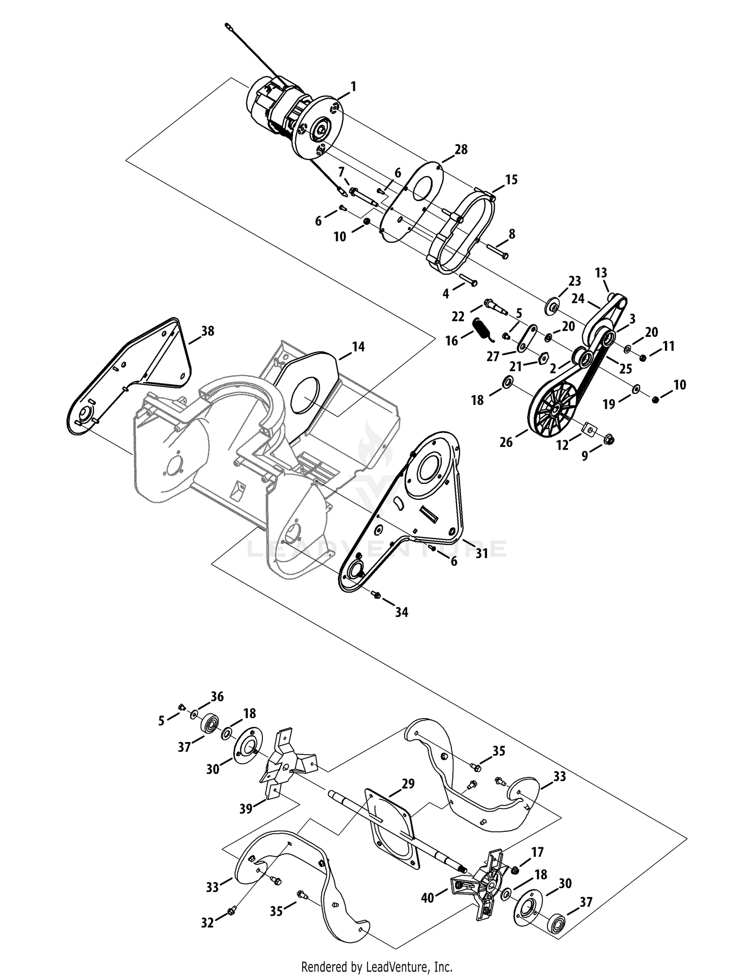 Motor & Auger