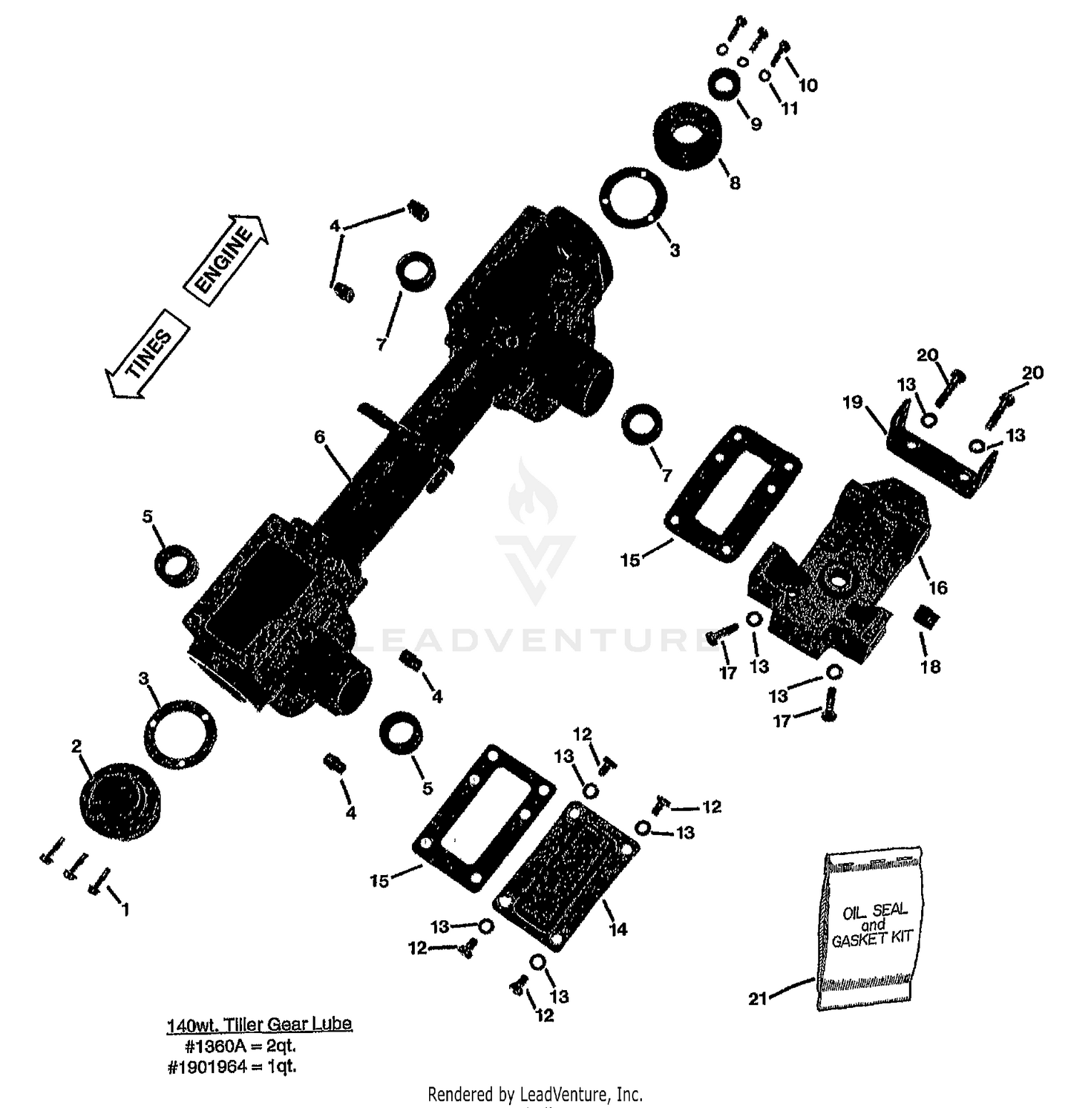TRANSMISSION HSG. & SEALS/GASKETS