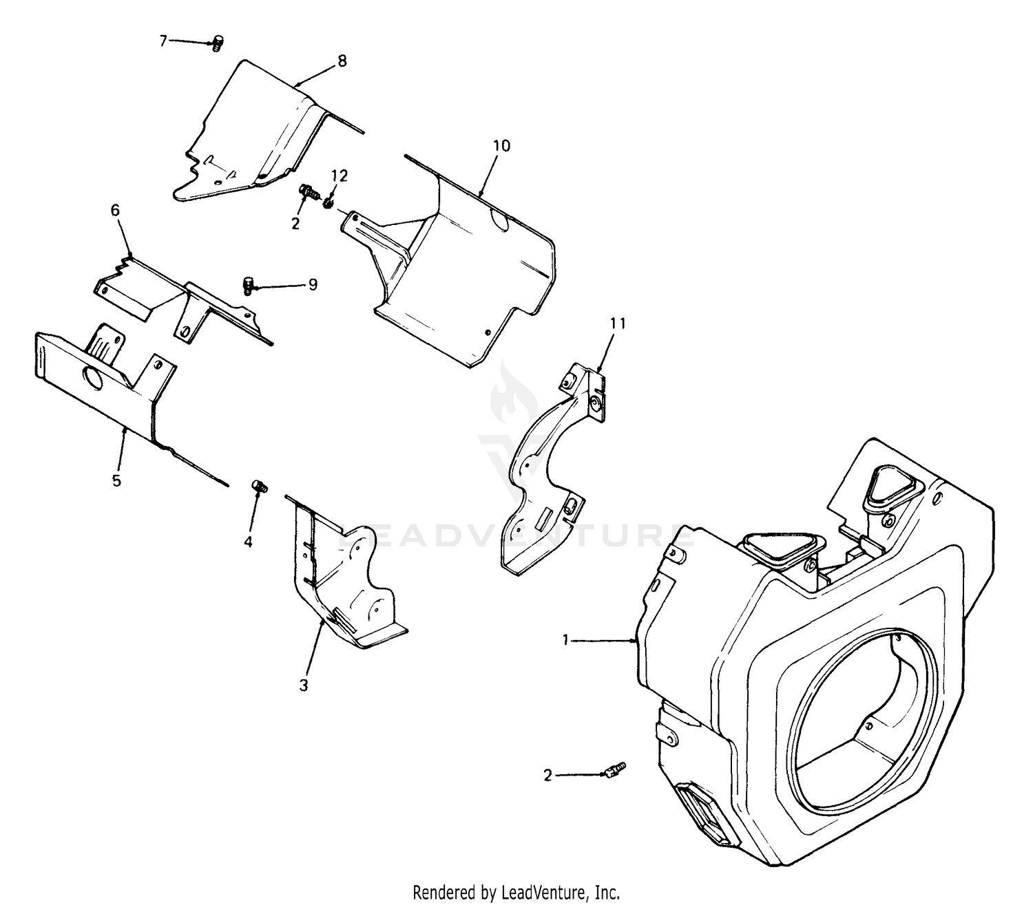 Blower Housing And Baffles