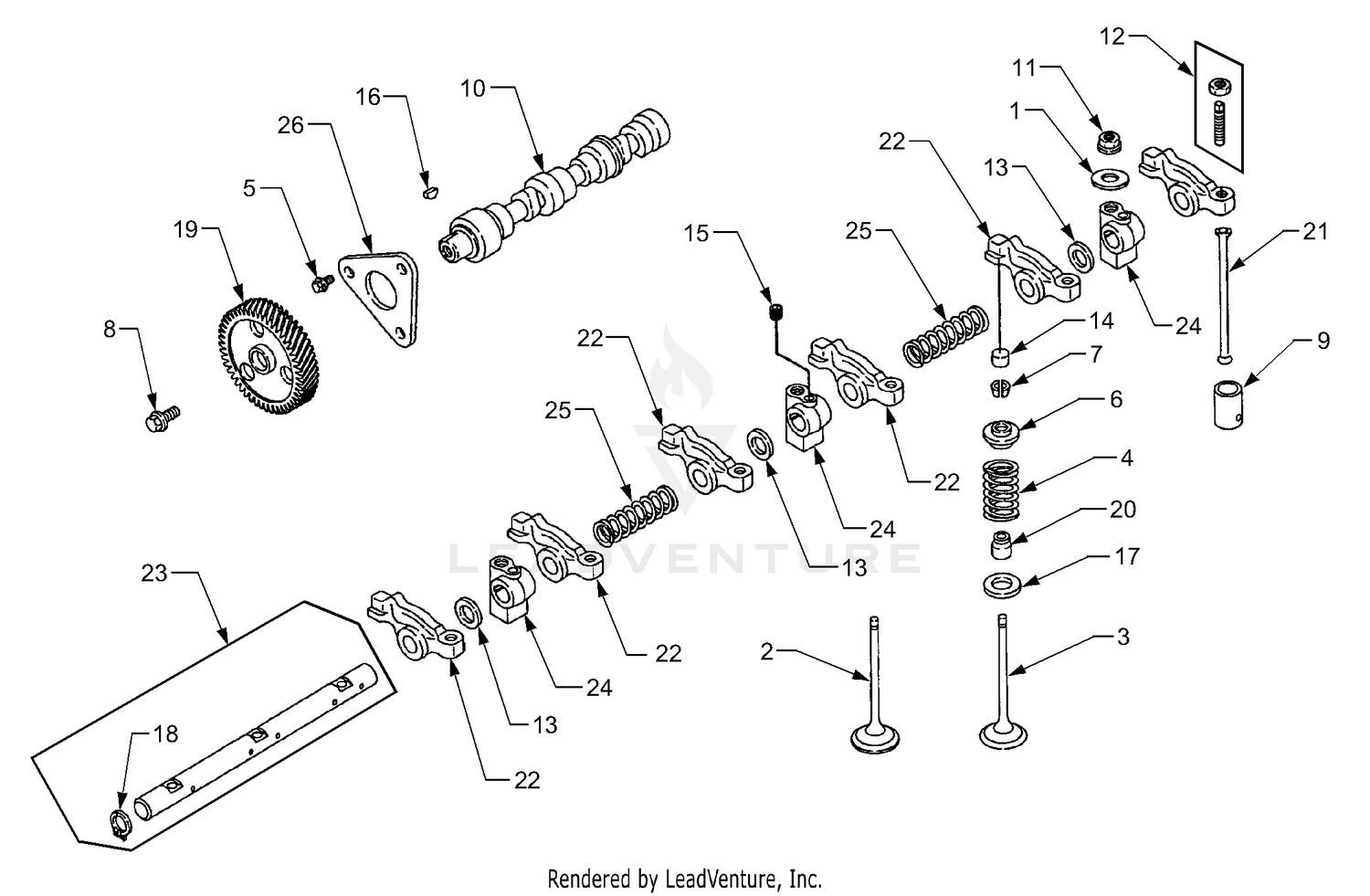 Camshaft And Valves