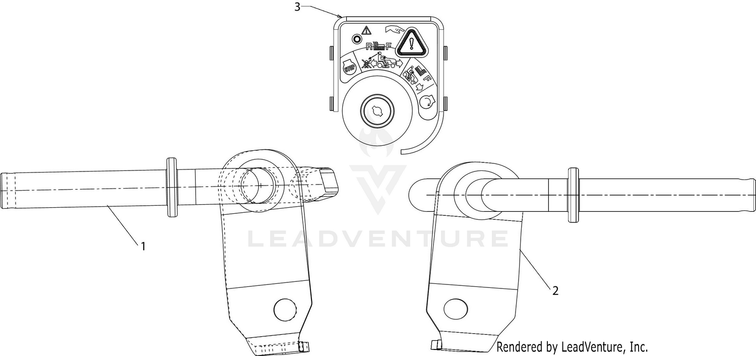 Troy Bilt 13AN77BS011 Pony 2018 Front Axles Switch