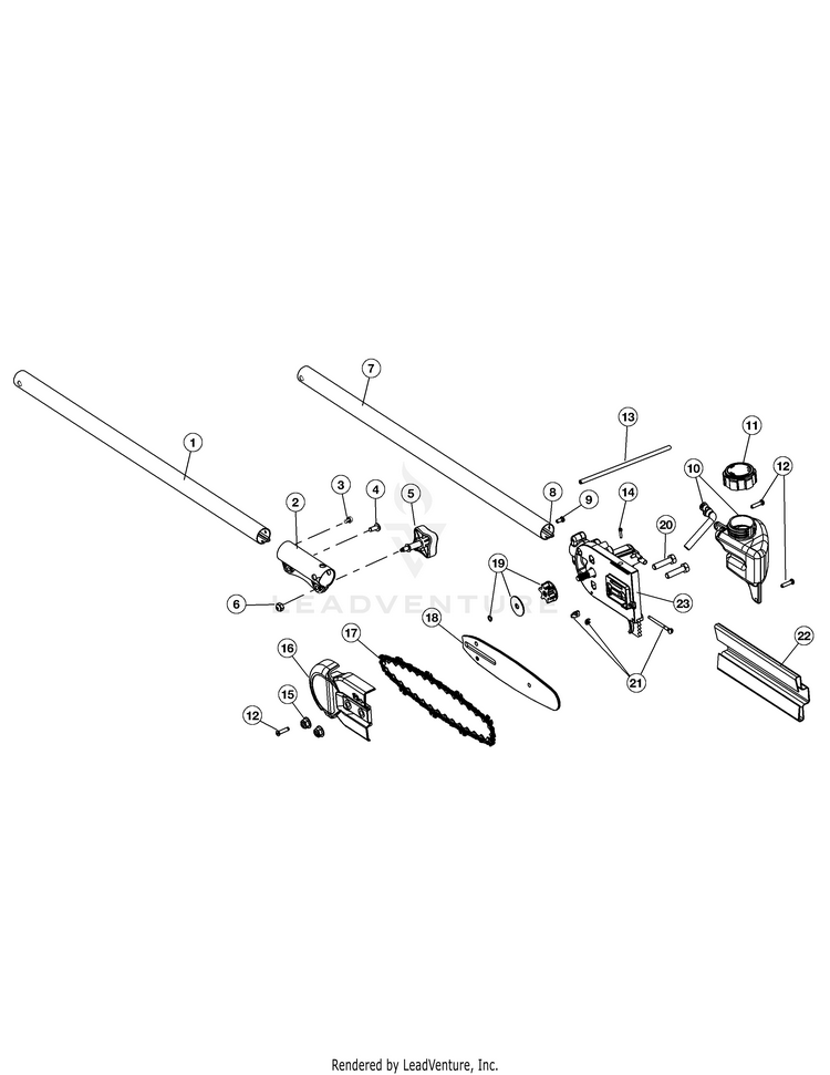 TrimmerPlus by MTD PS720R 41AJPSC902 41AJPSC902 PS720R Pole Saw