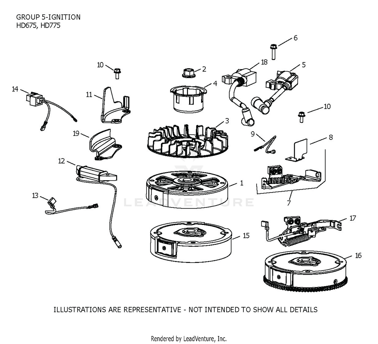 HD775-3115 Ignition & Charging