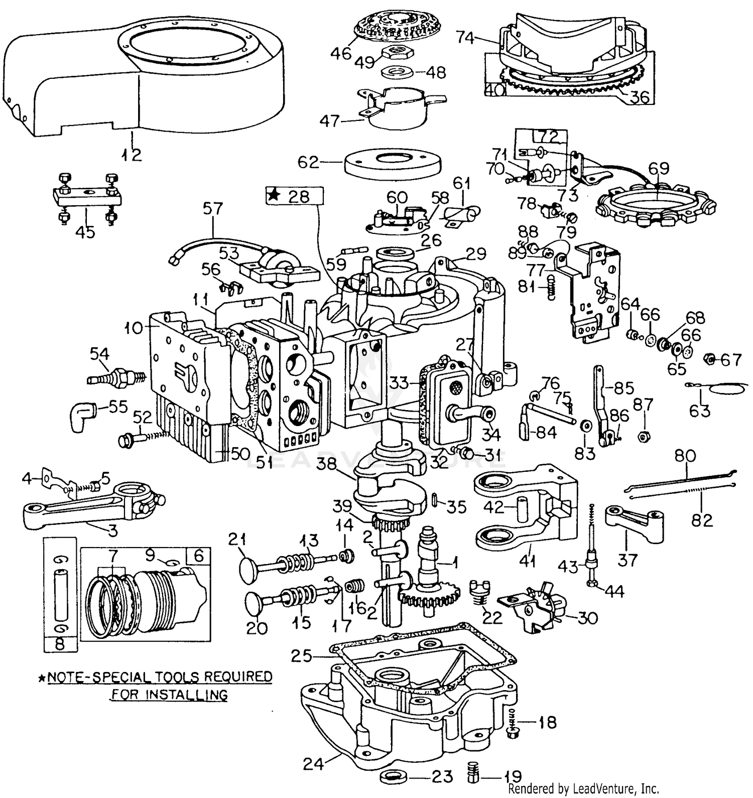 Engine-11 HP B&S-Electric Start