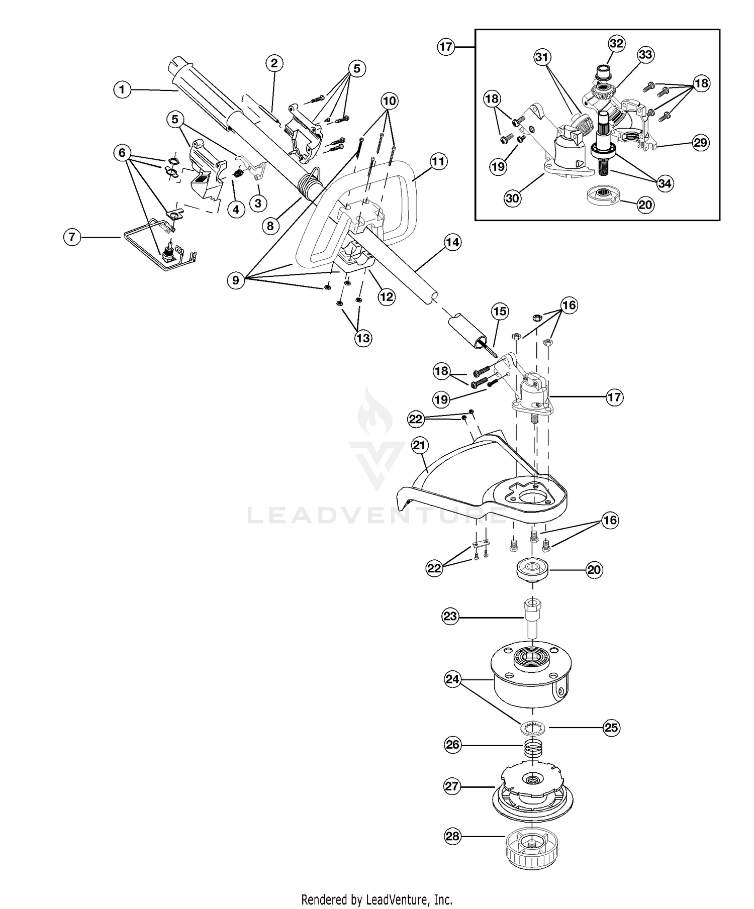 Boom And Trimmer Parts