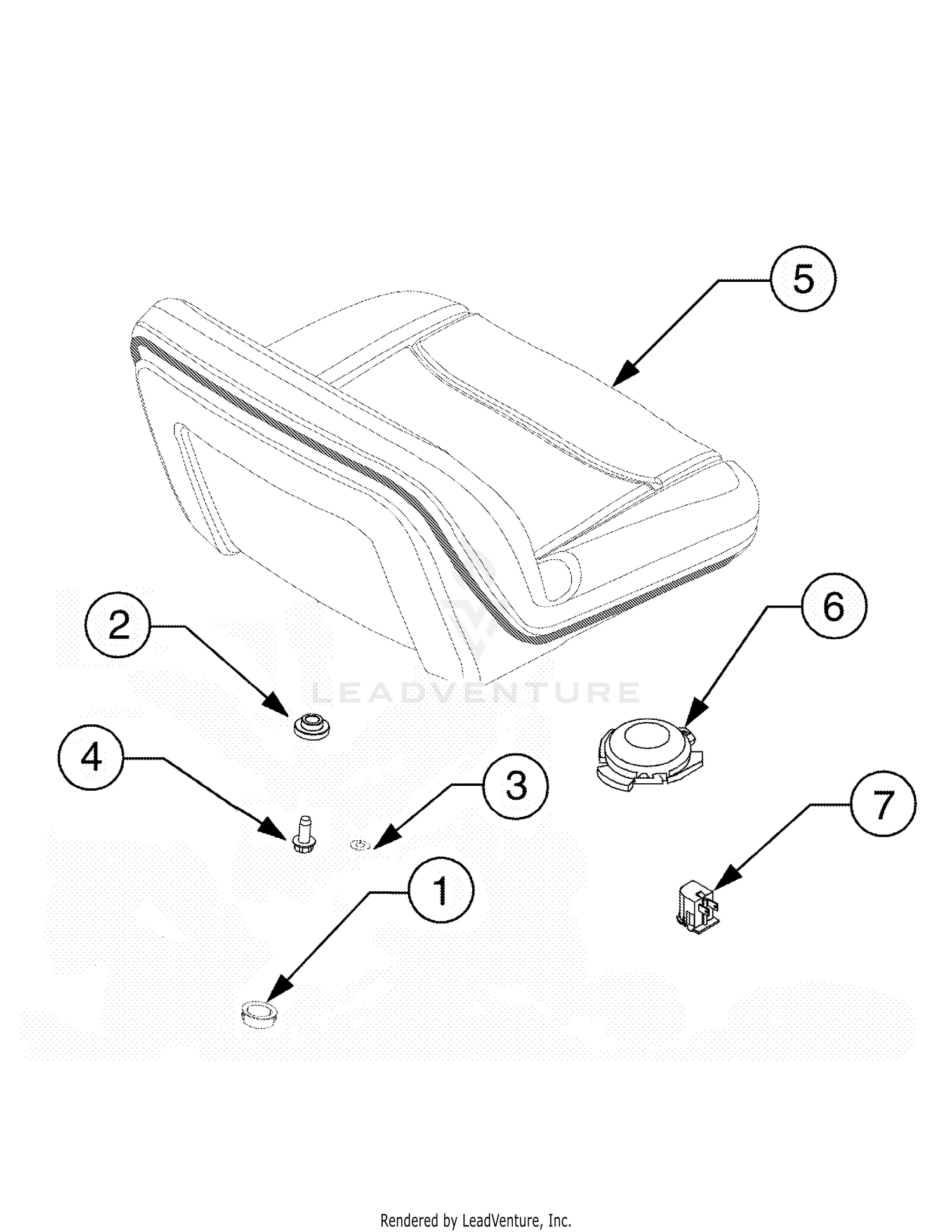 Seat Service Kit 759-04299