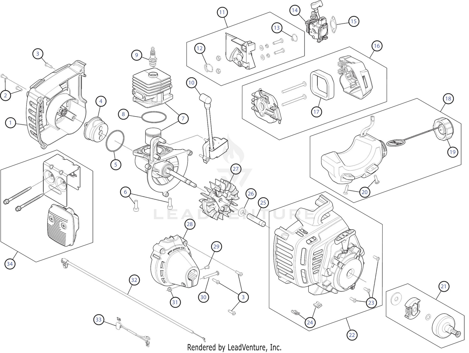 Carburetor for troy bilt tb35ec hot sale