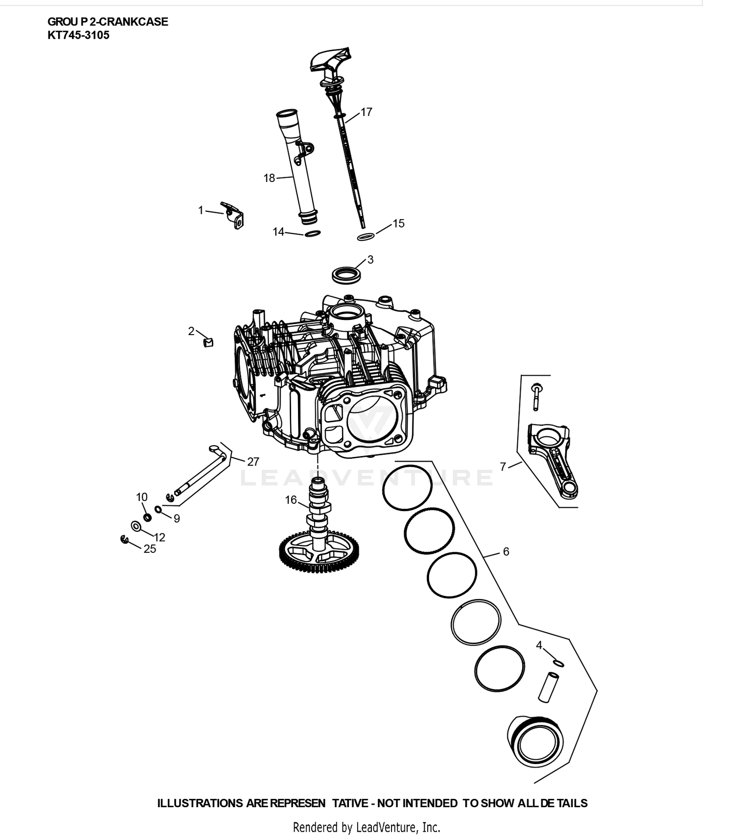 KT745-3105 CrankCase