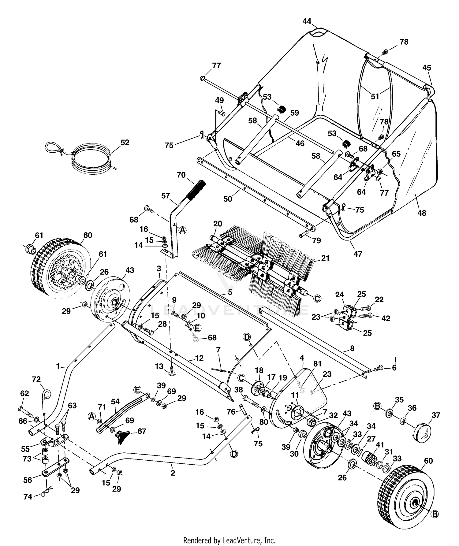 Lawn sweeper cub discount cadet