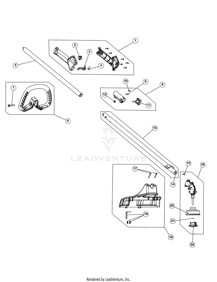 Craftsman by MTD 41ADZ33C799 (316.711191) Gas String Trimmer ...