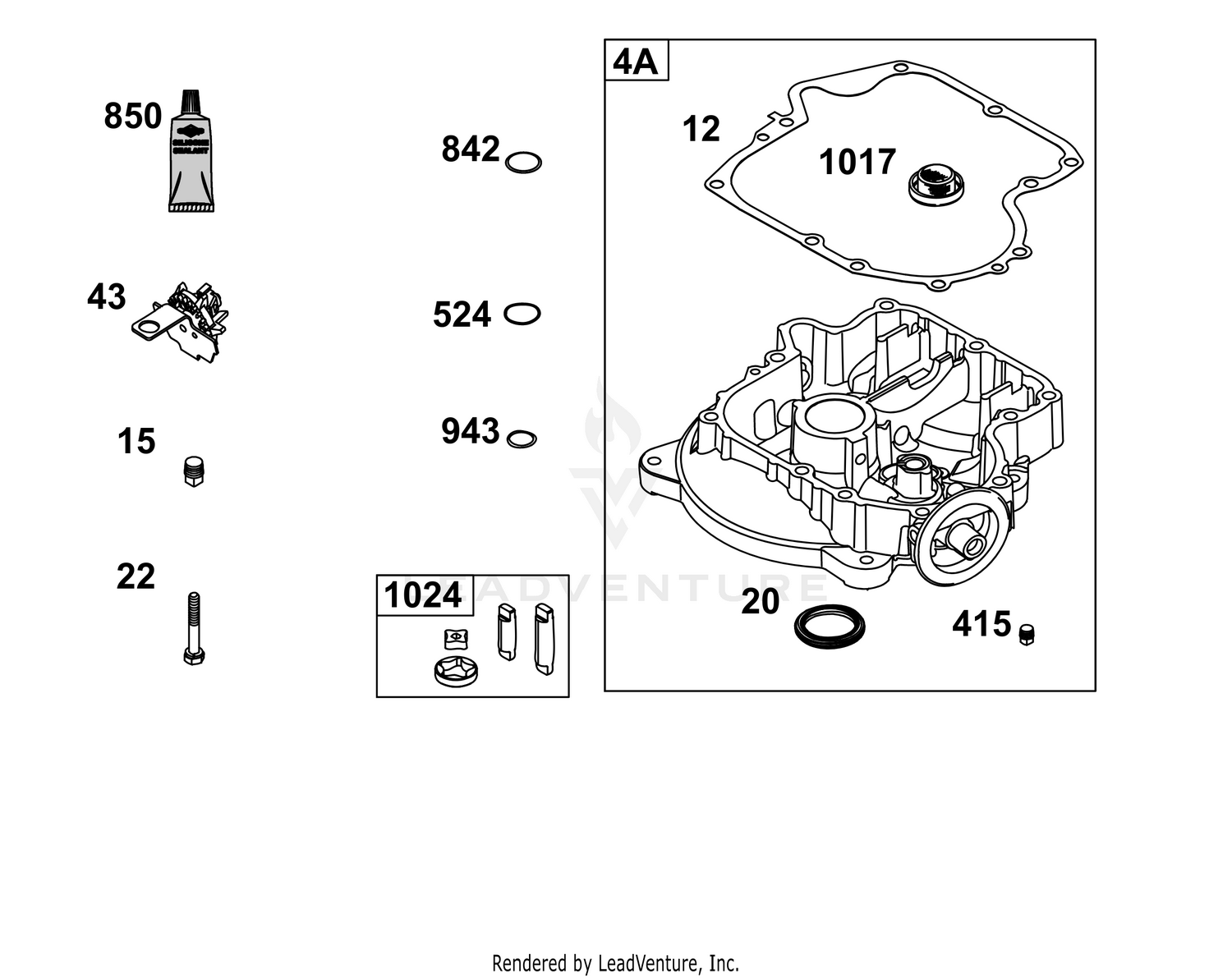 Crankcase Cover & Sump Group