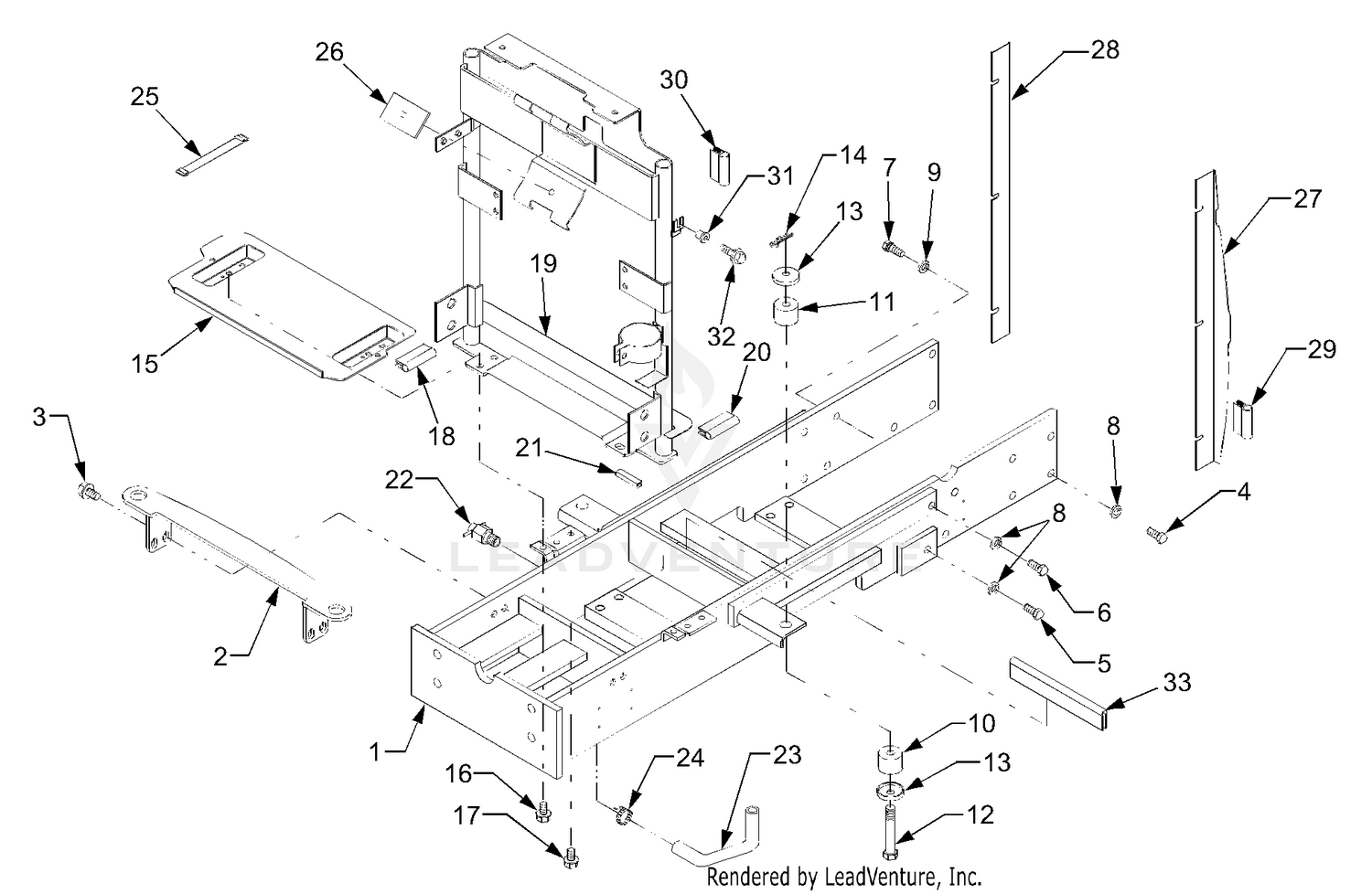 Front Axle Frame Group