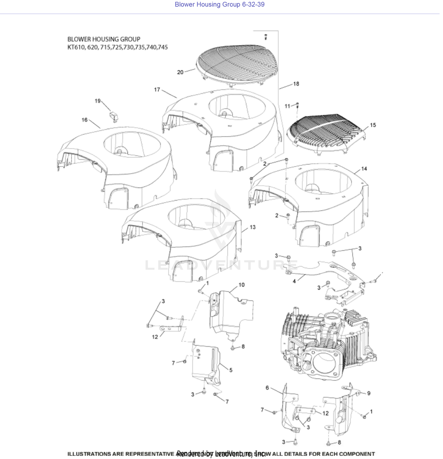 KT725-3068 Blower Housing