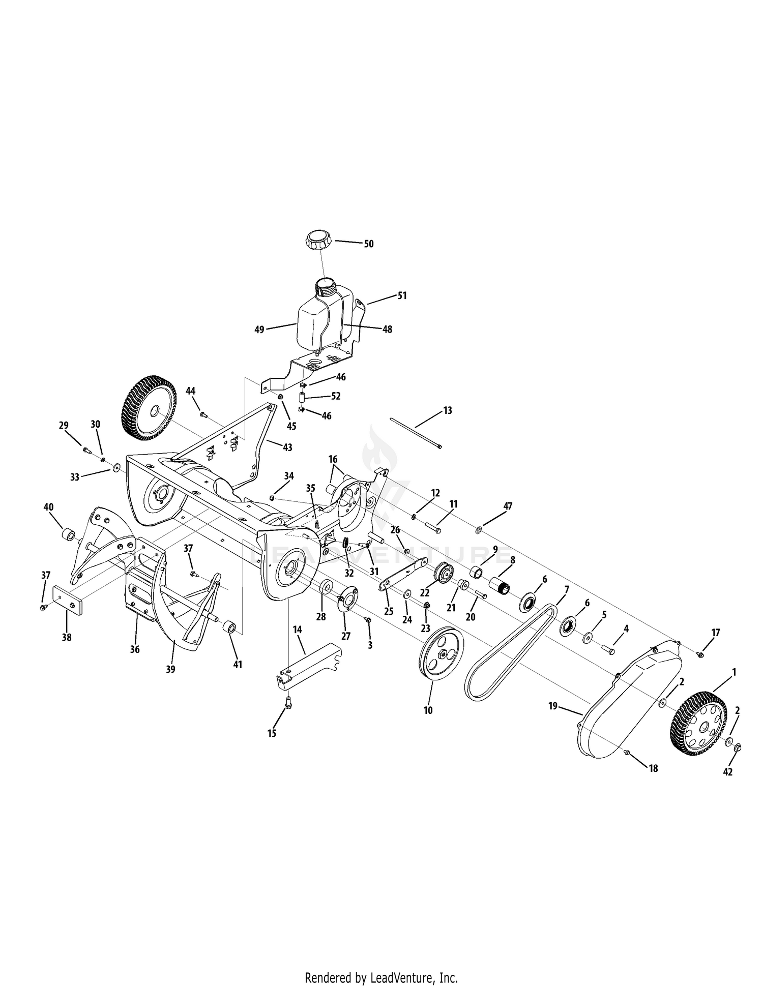 Drive System & Auger Assembly