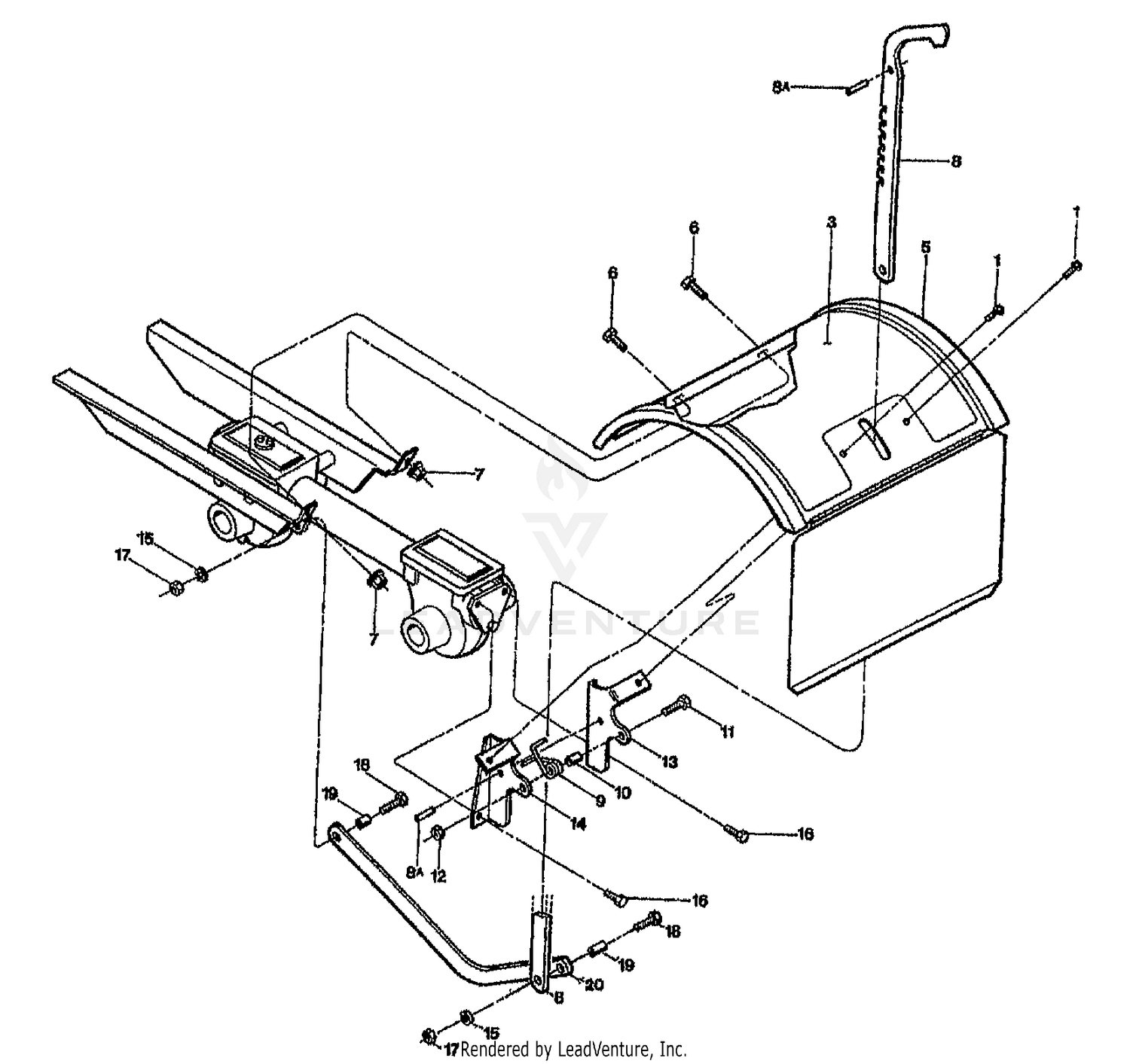HOOD DEPTH REDULATOR & DRAG BAR