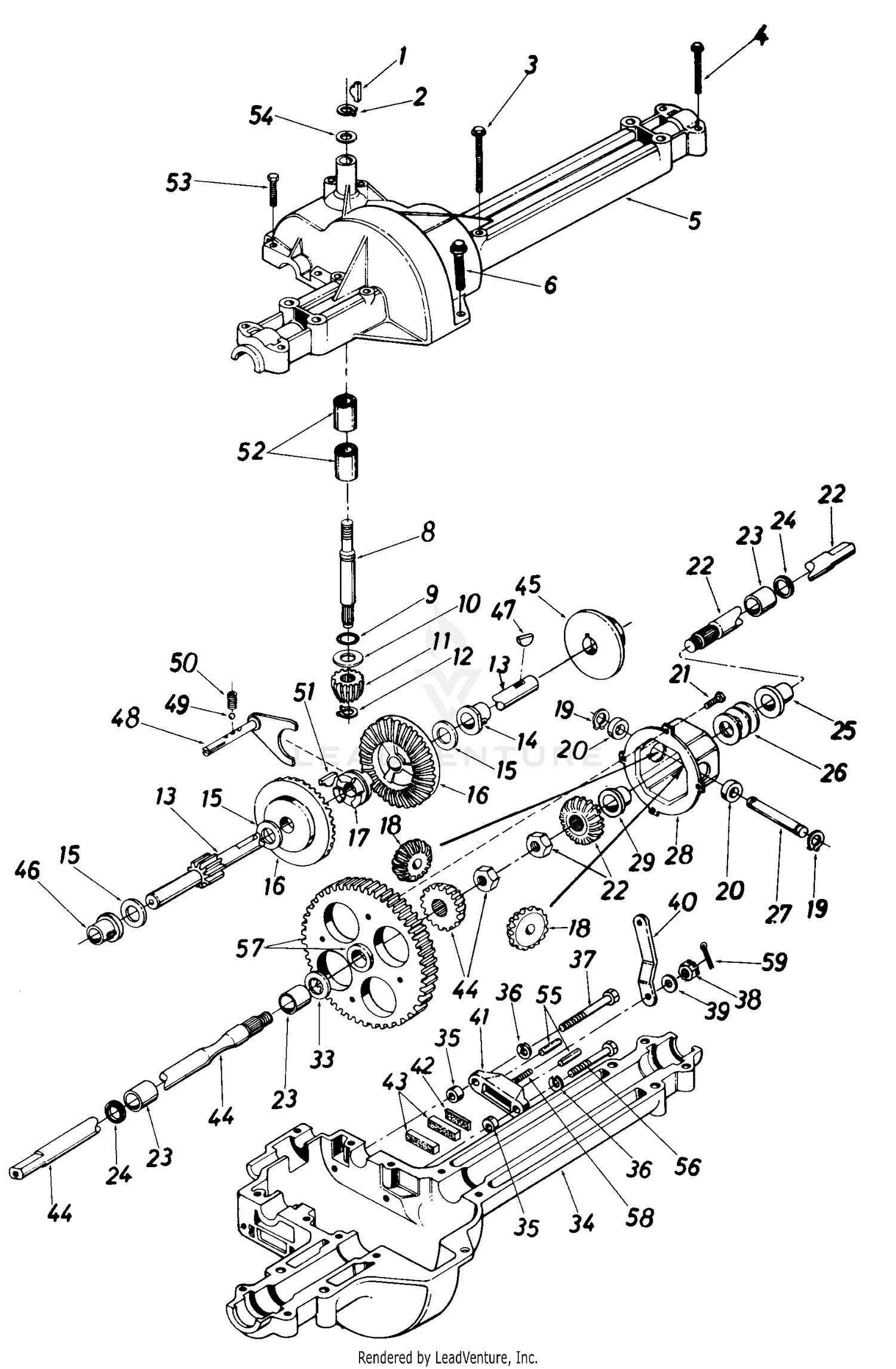 Single Speed Transaxle Right Hand