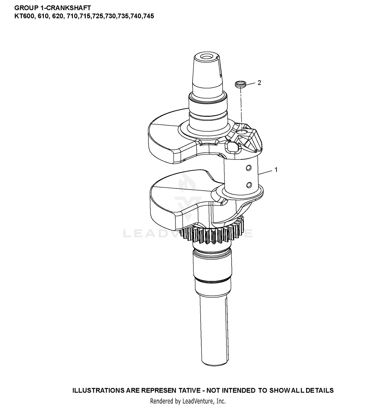 KT735-3092 CrankShaft