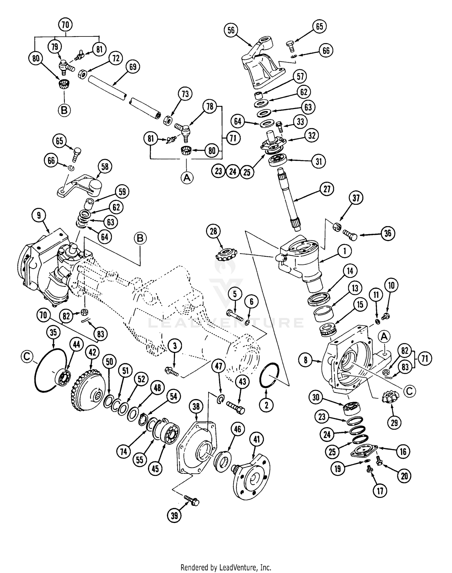 Front Axle - MFD, 4WD (Part 3)
