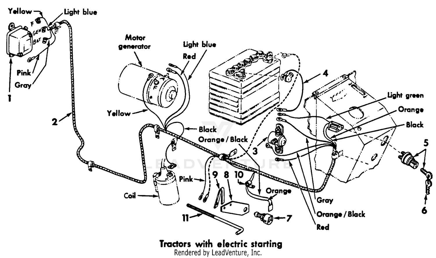 Safety Starting Switch-Trctrs W/electric Starting